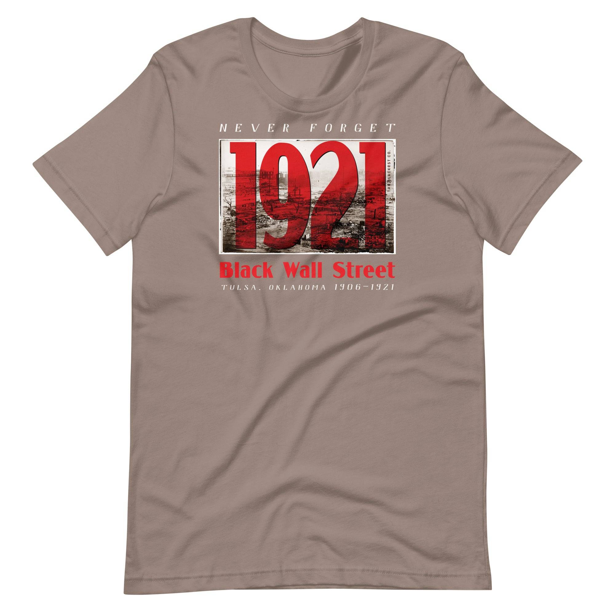 1921 Black Wall Street Red Unisex T-Shirt - Image 12