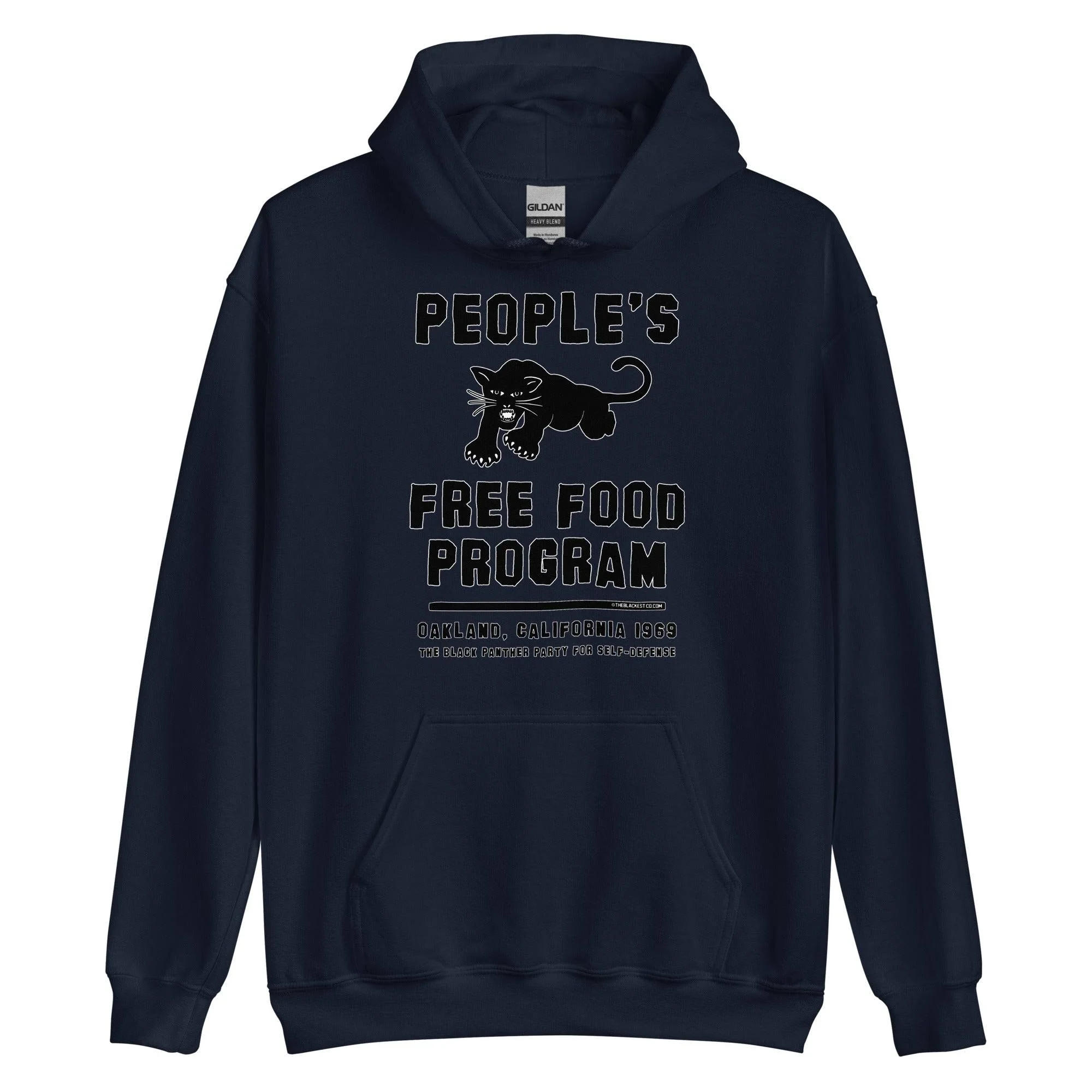 Black On Black BPP Free Food Program Staple Hoodie - Image 5