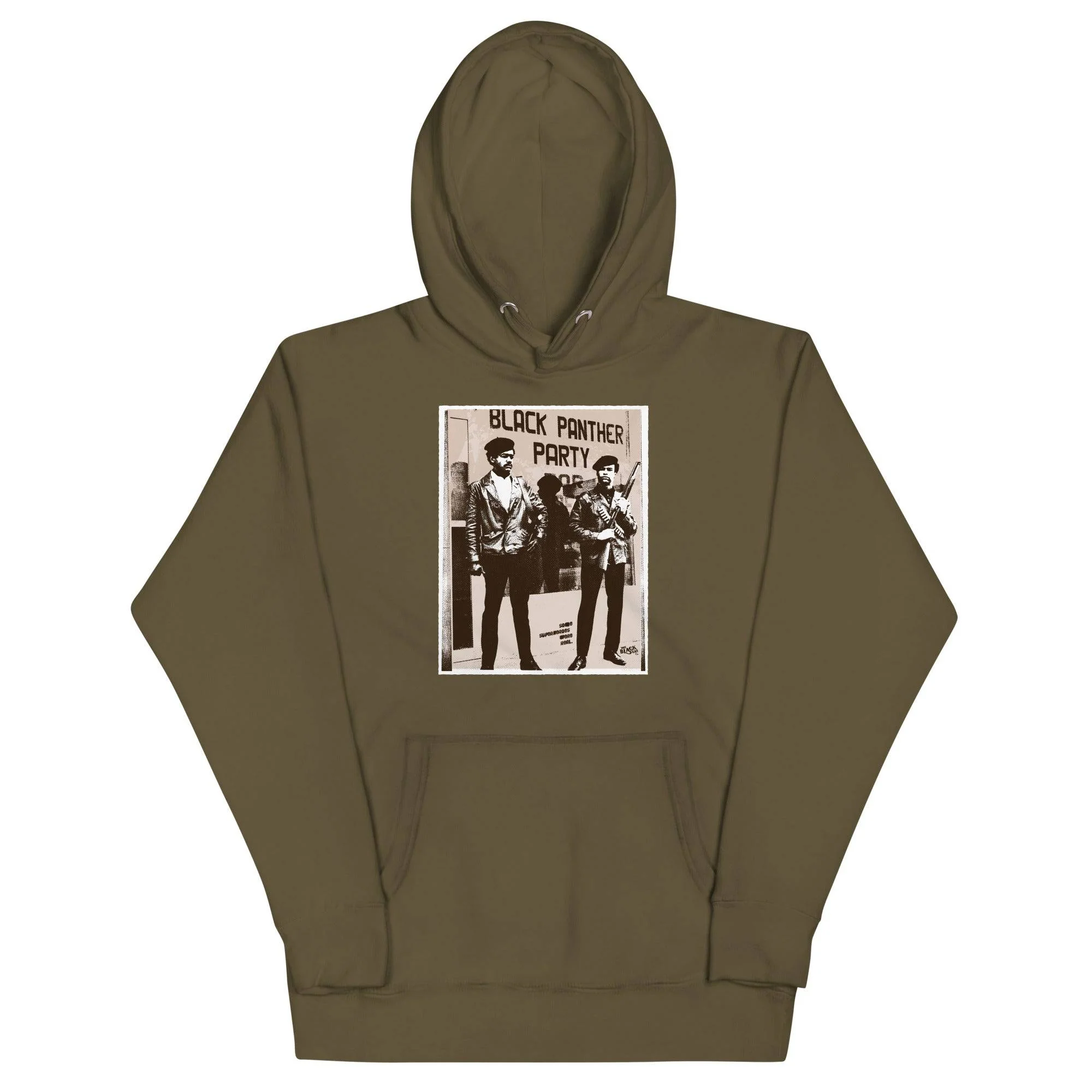 Black Panther Party Vintage Picture Premium Hoodie - Image 11