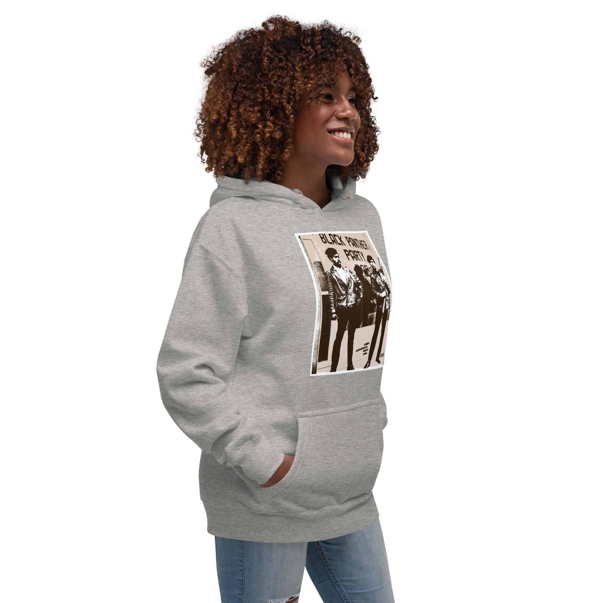 Black Panther Party Vintage Picture Premium Hoodie - Image 4