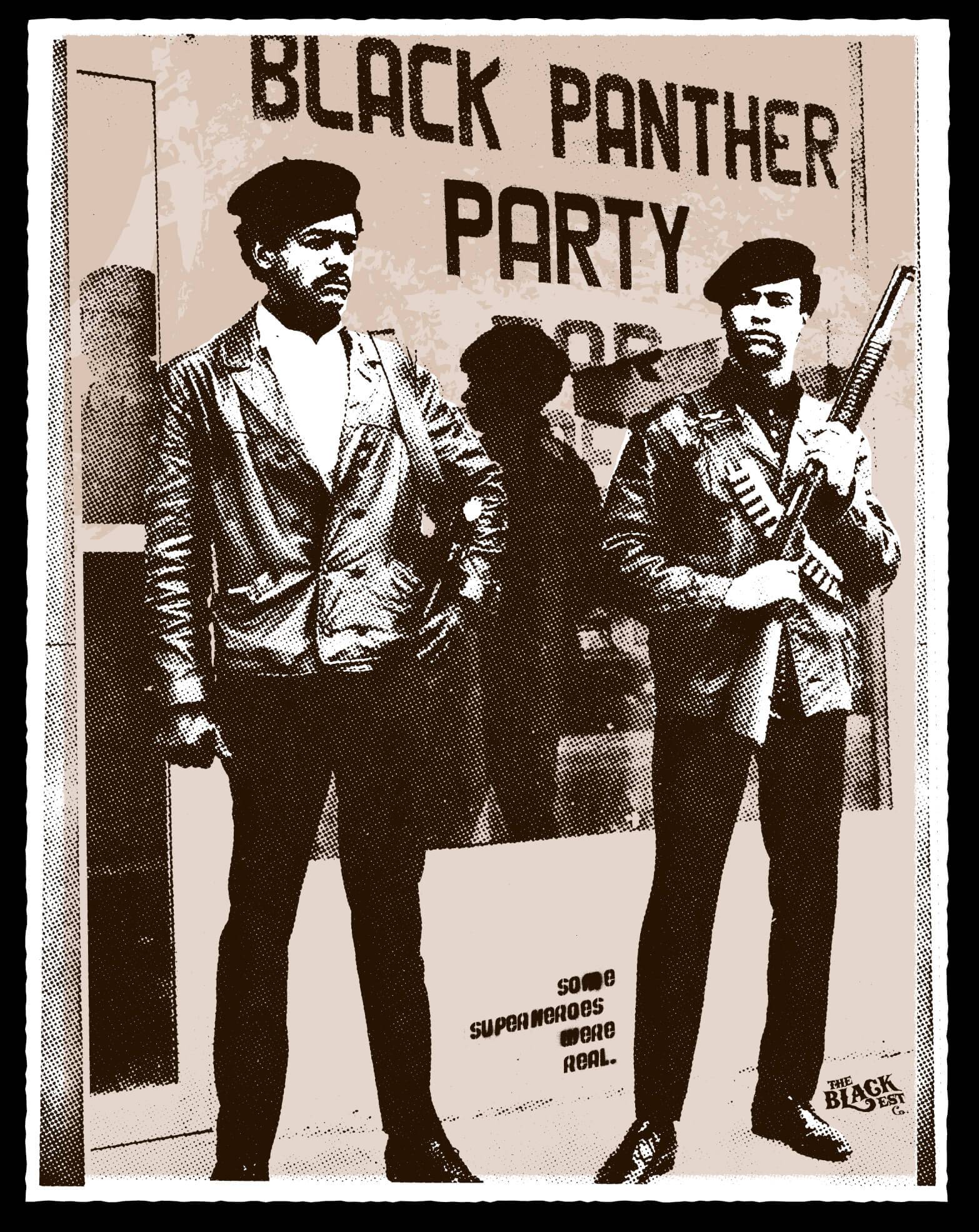 Black Panther Party Vintage Picture Premium Hoodie - Image 5