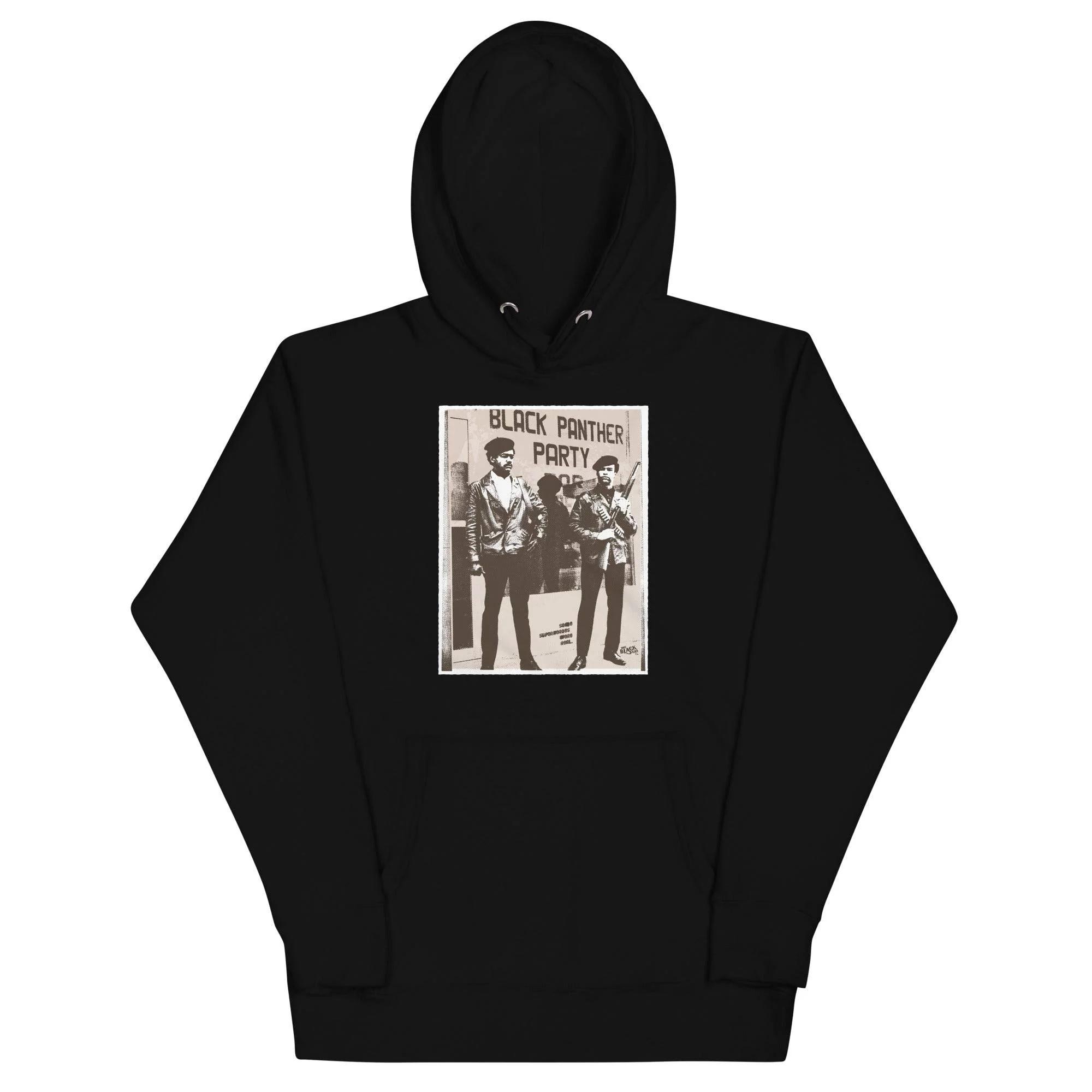 Black Panther Party Vintage Picture Premium Hoodie - Image 7