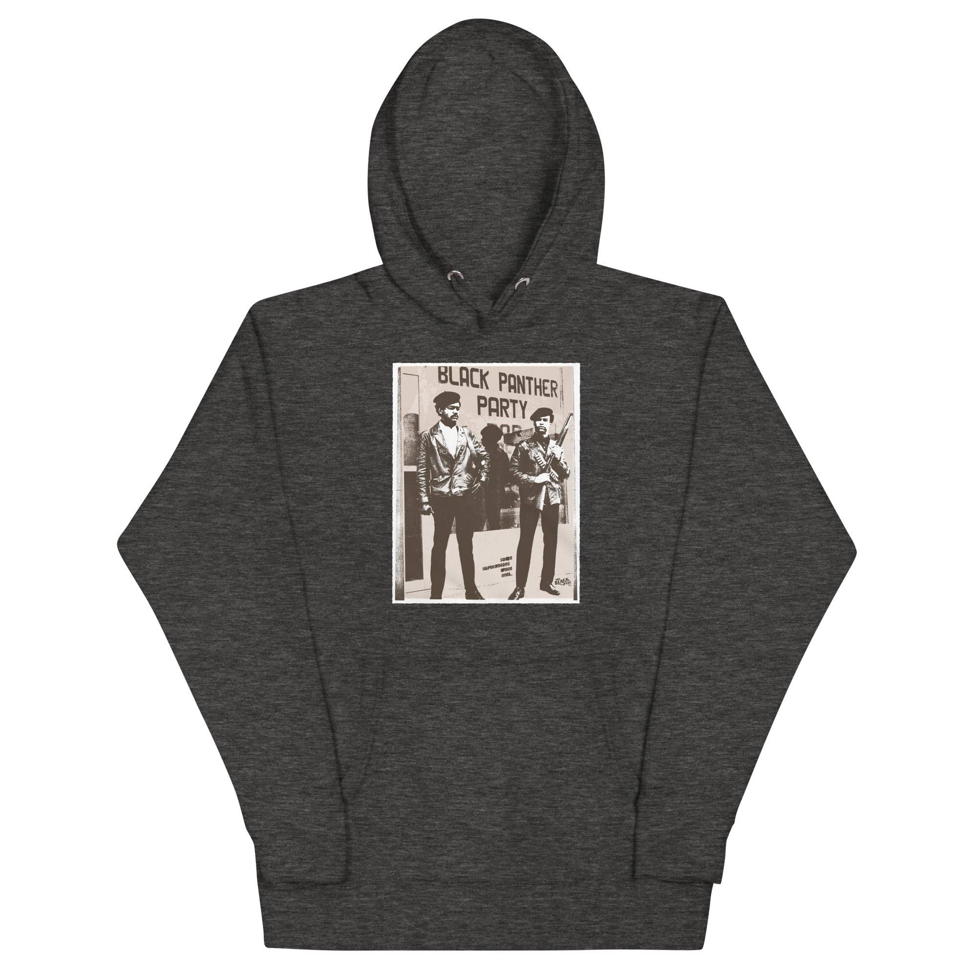 Black Panther Party Vintage Picture Premium Hoodie - Image 9