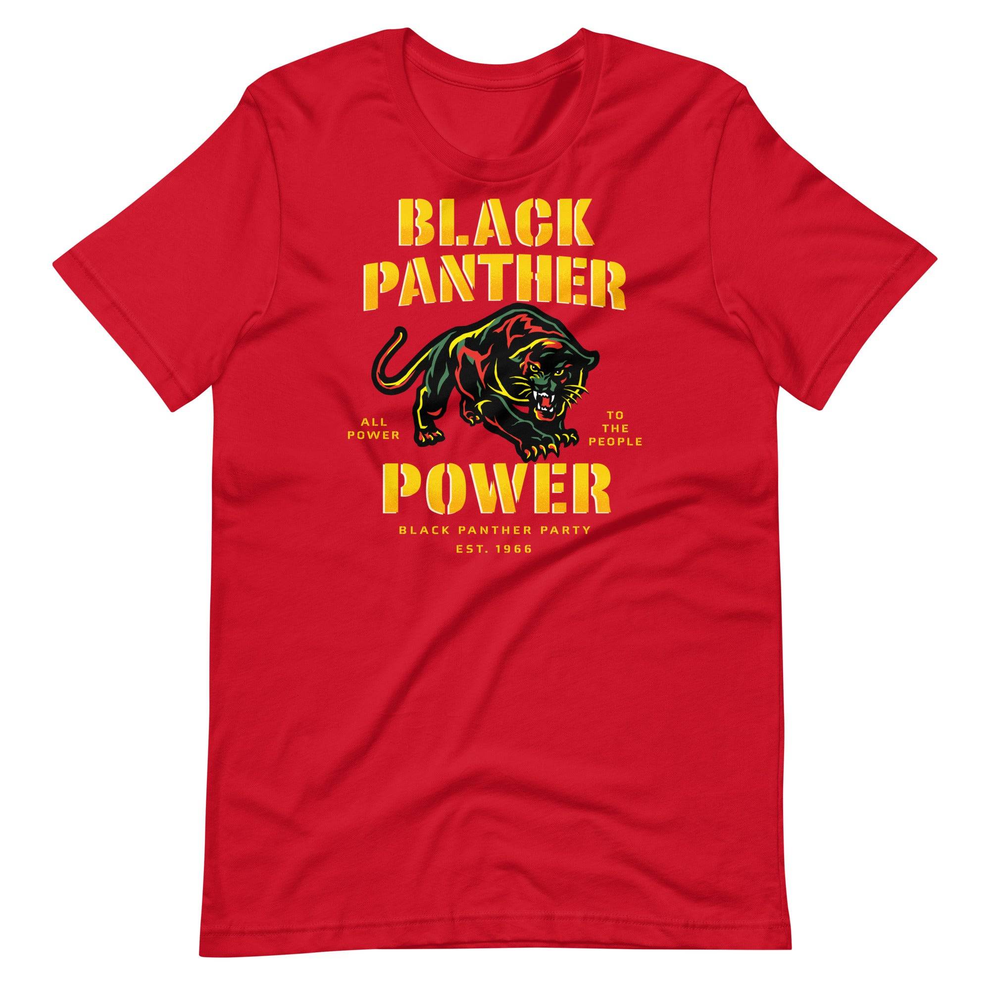 Black Panther Power BPP 1966 Unisex T-Shirt - Image 4