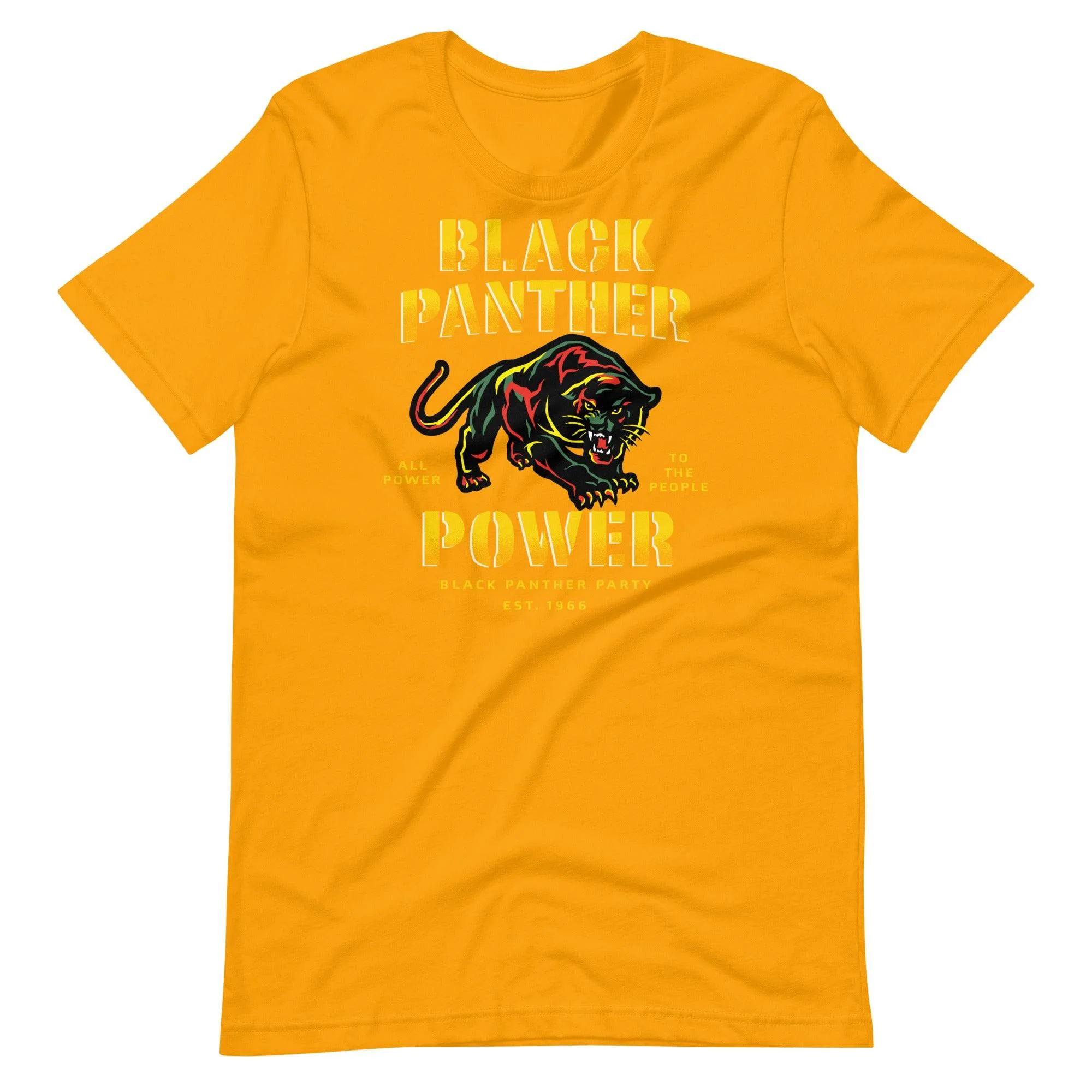 Black Panther Power BPP 1966 Unisex T-Shirt - Image 6