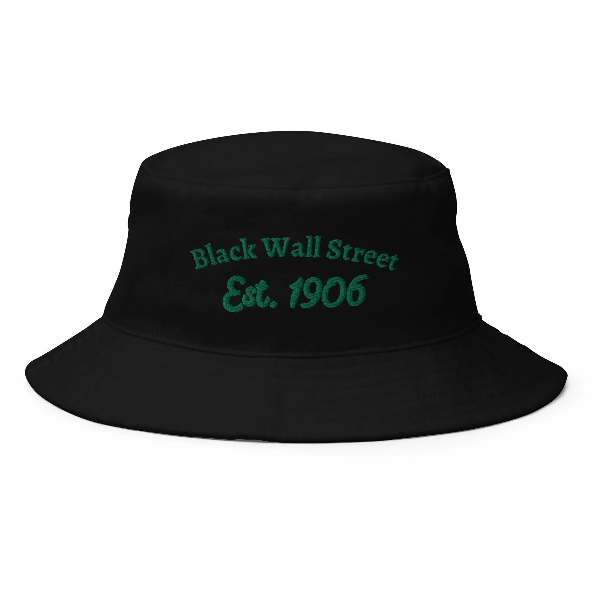 Black Wall Street 1609 Embroidered Bucket Hat - Image 3