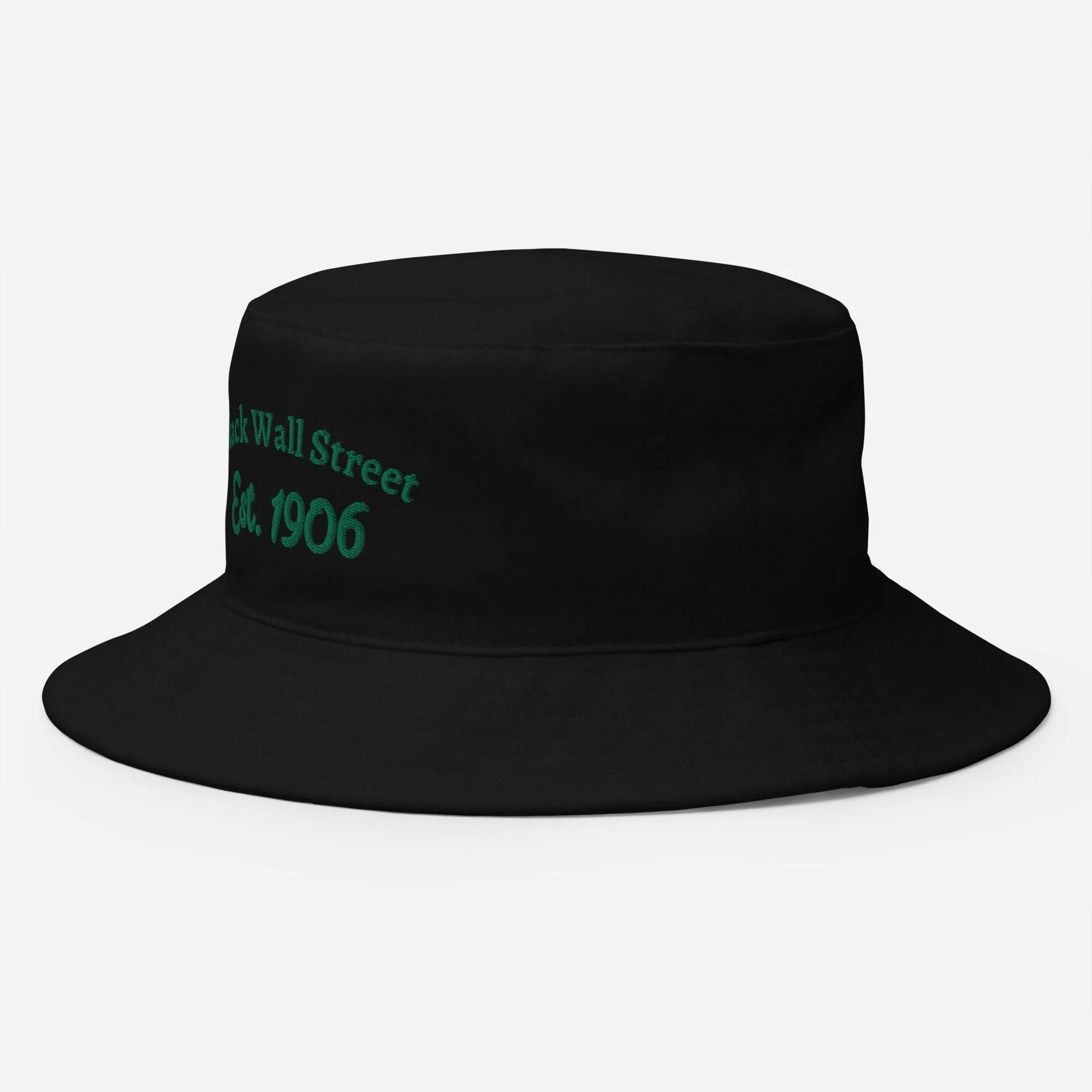 Black Wall Street 1609 Embroidered Bucket Hat - Image 4