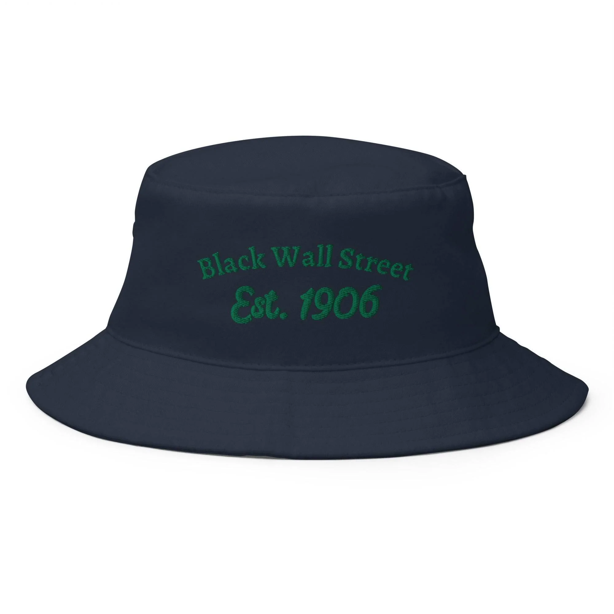 Black Wall Street 1609 Embroidered Bucket Hat - Image 5