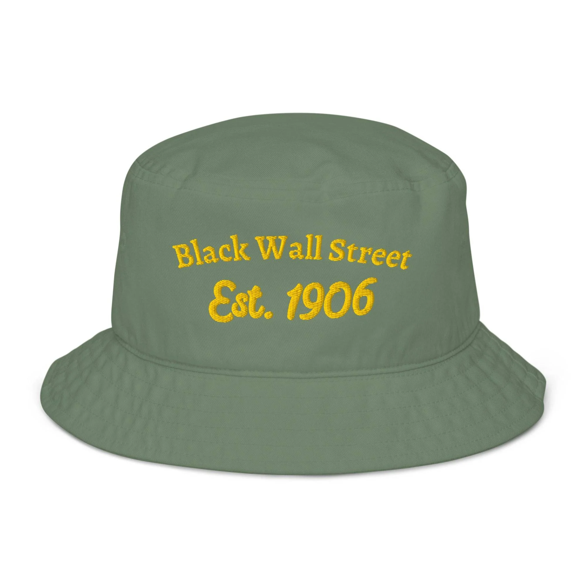 Black Wall Street 1906 Premium Organic Bucket Hat - Image 6