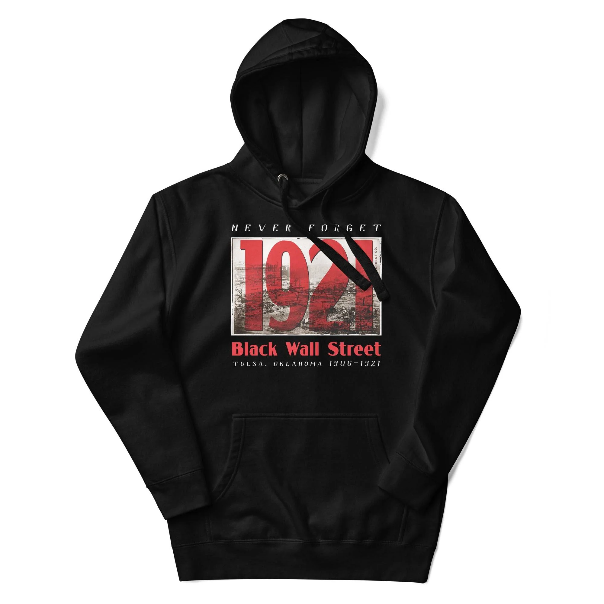 Black Wall Street 1921 Premium Hoodie - Image 6