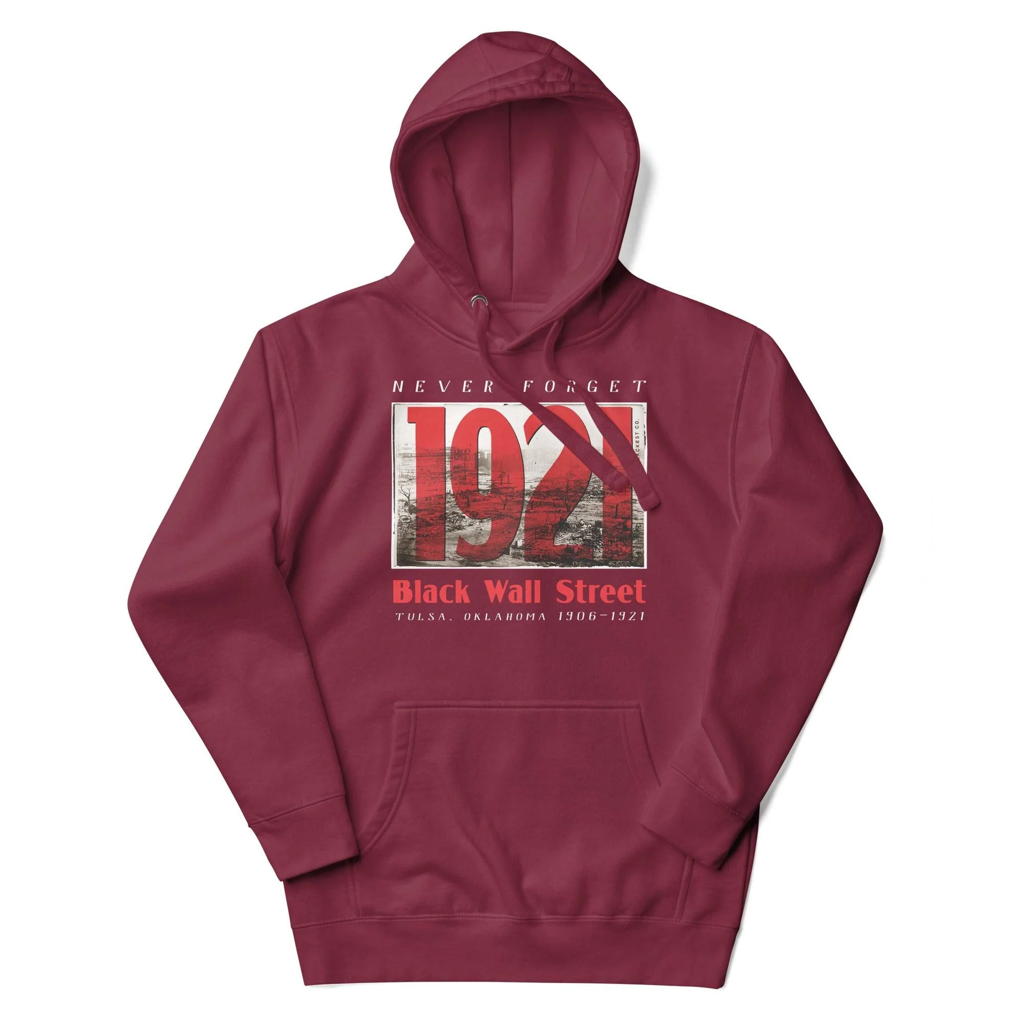 Black Wall Street 1921 Premium Hoodie - Image 7