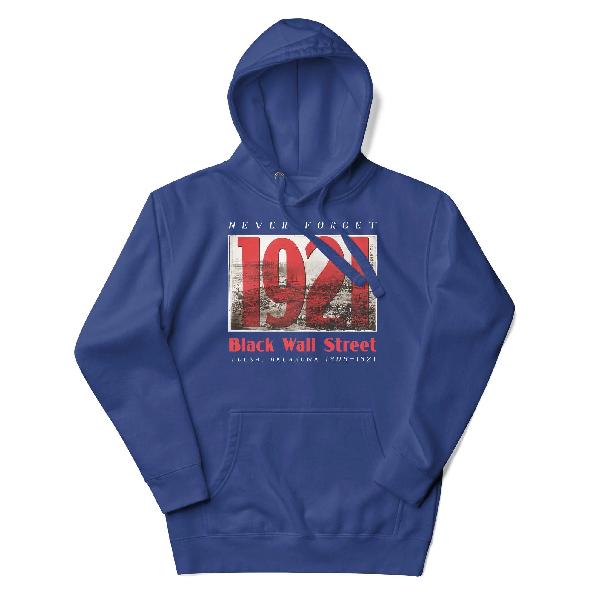 Black Wall Street 1921 Premium Hoodie - Image 8