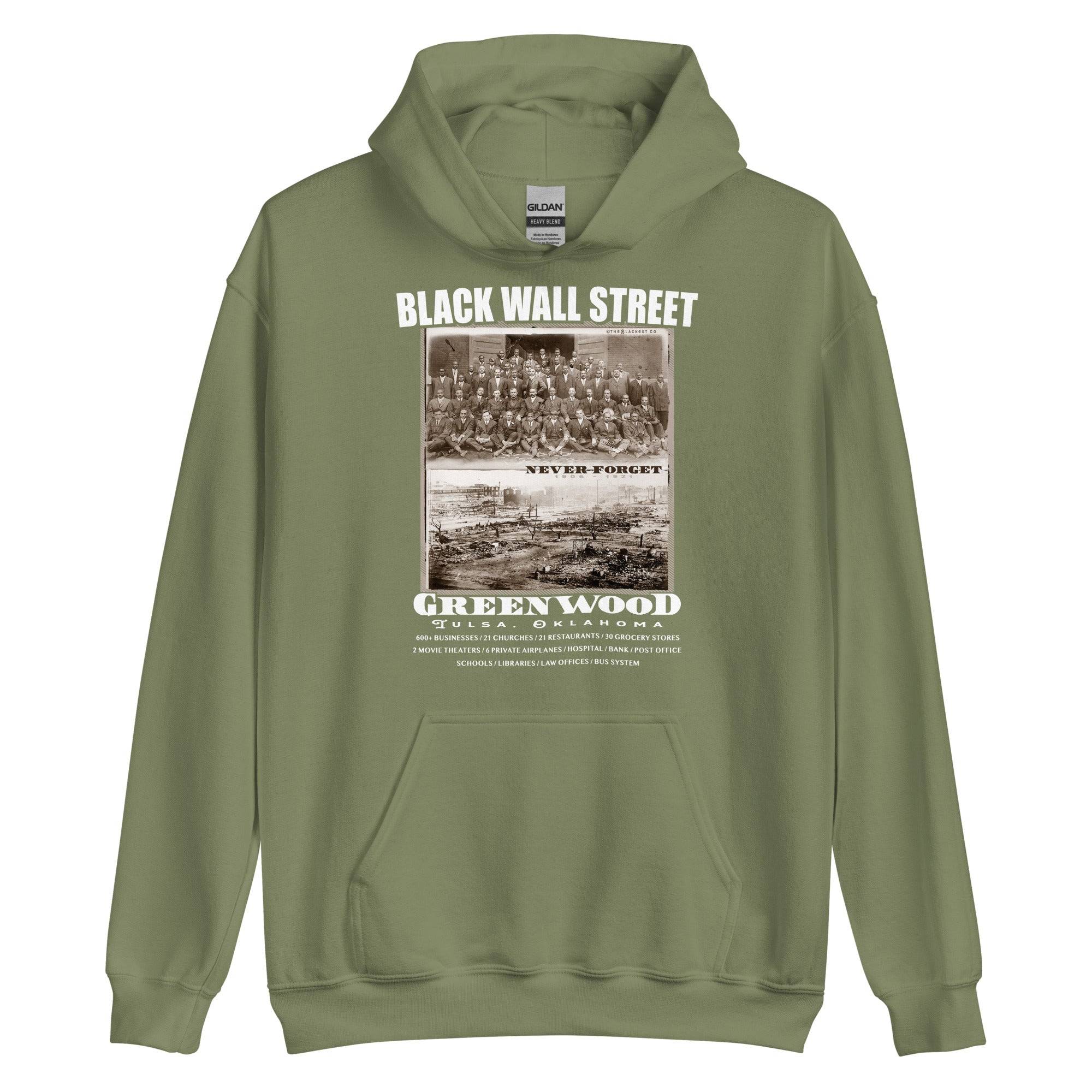 Black Wall Street Before And After Photos Unisex Hoodie - Image 6
