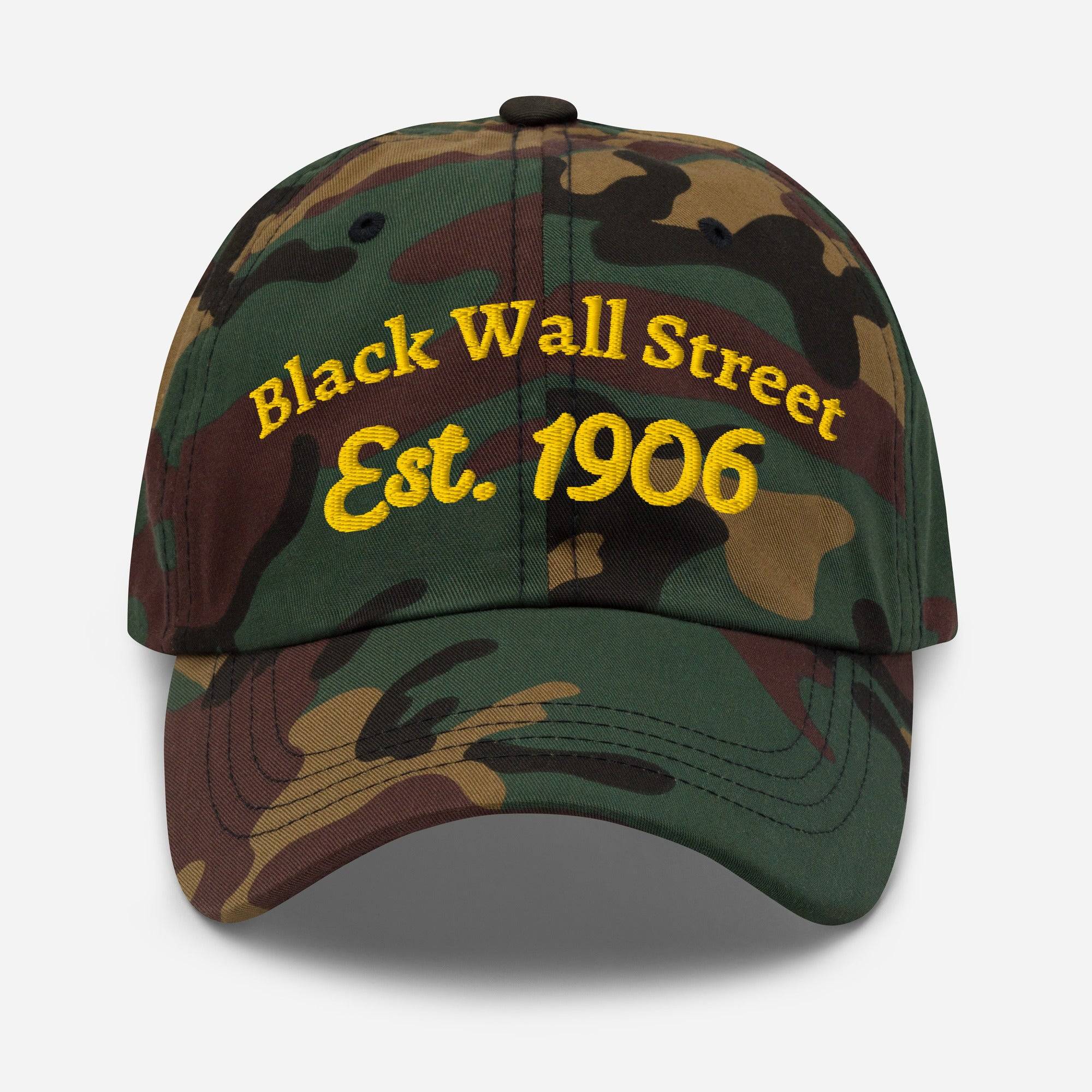 Black Wall Street Est. 1906 Baseball Cap - Image 11