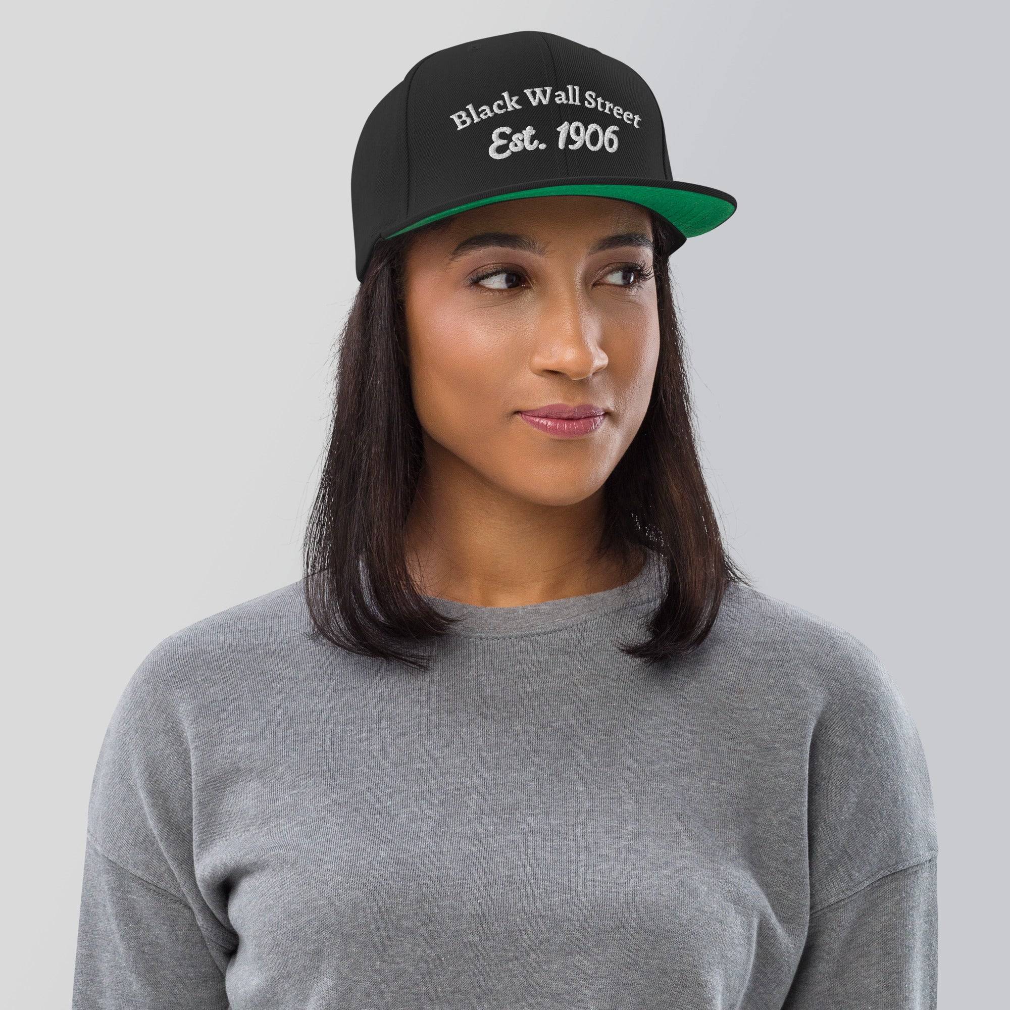 Black Wall Street Est. 1906 Snapback Hat - Image 3
