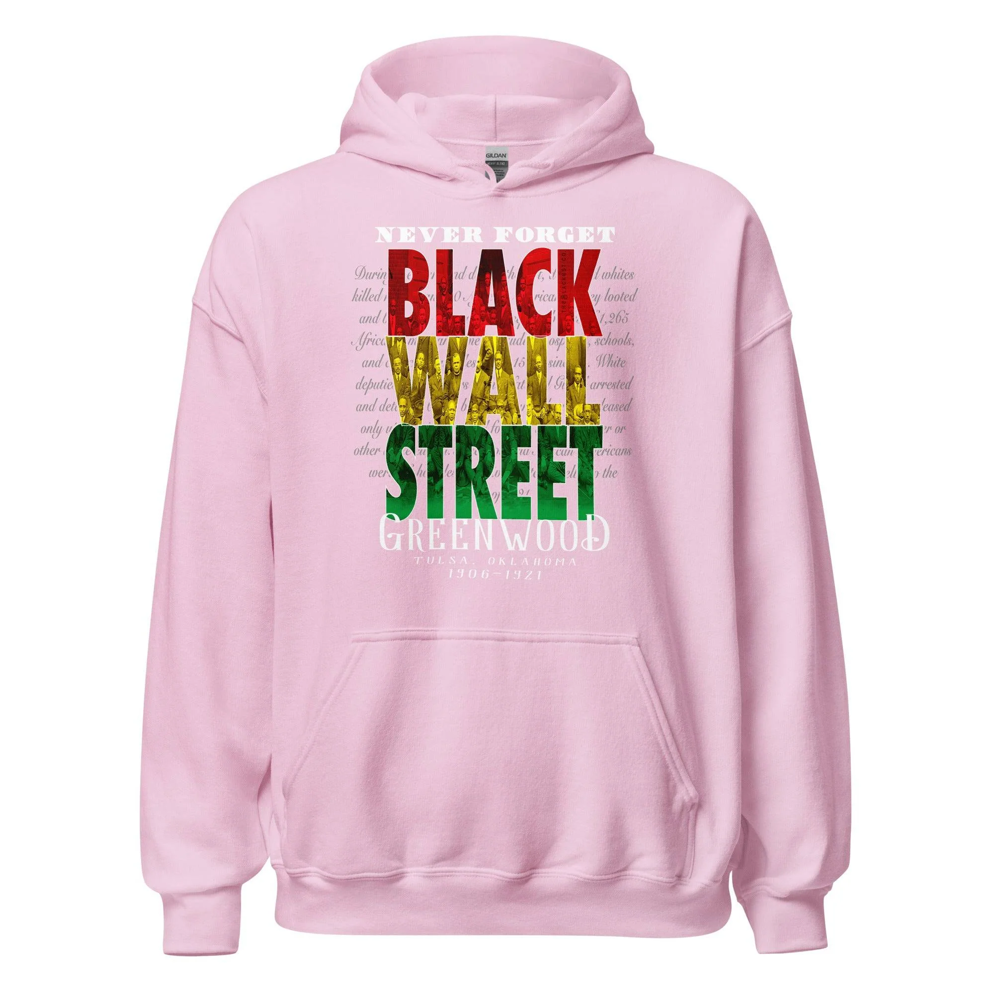 Black Wall Street Stacked Unisex Hoodie - Image 8