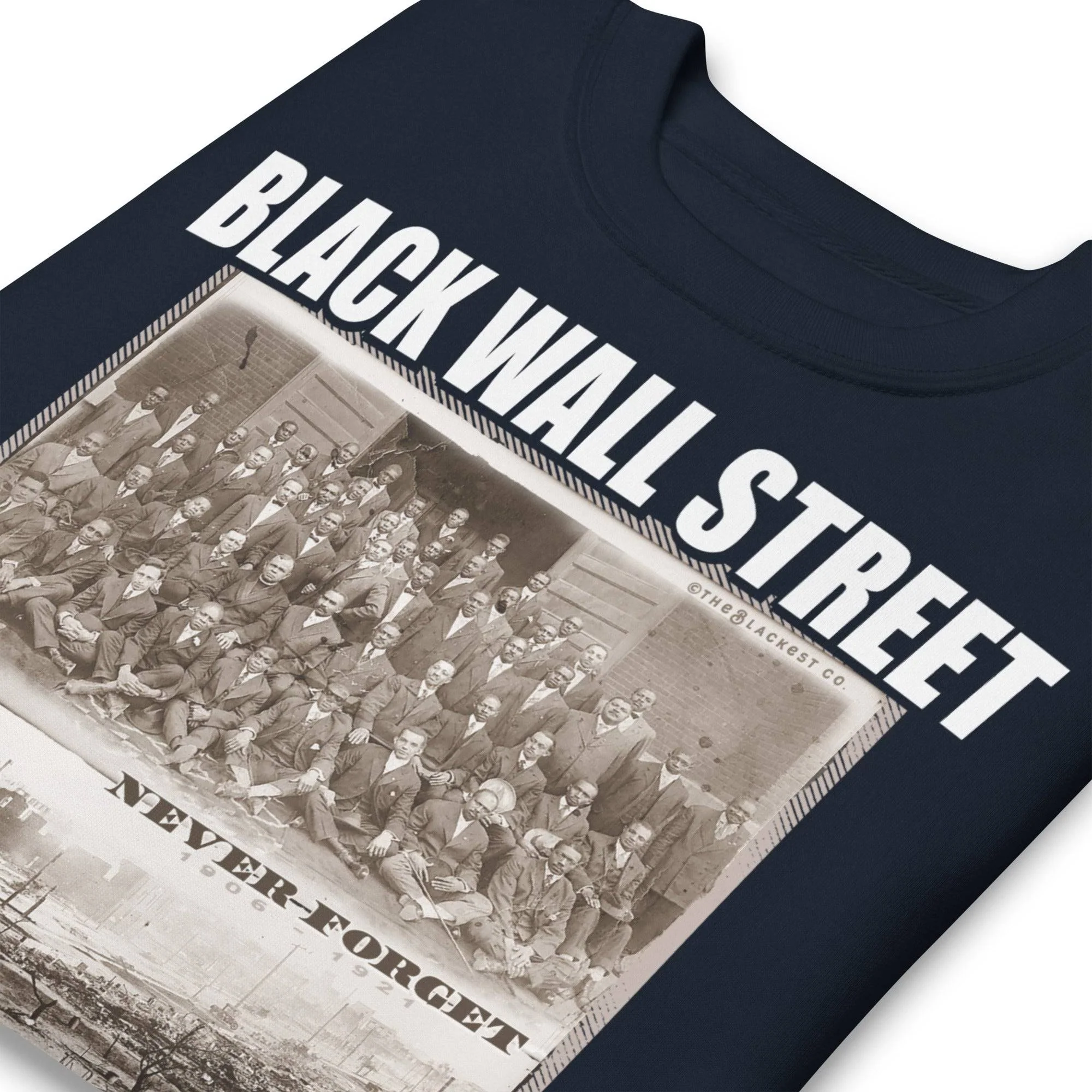 Black Wall Street Before And After Premium Sweatshirt - Image 7