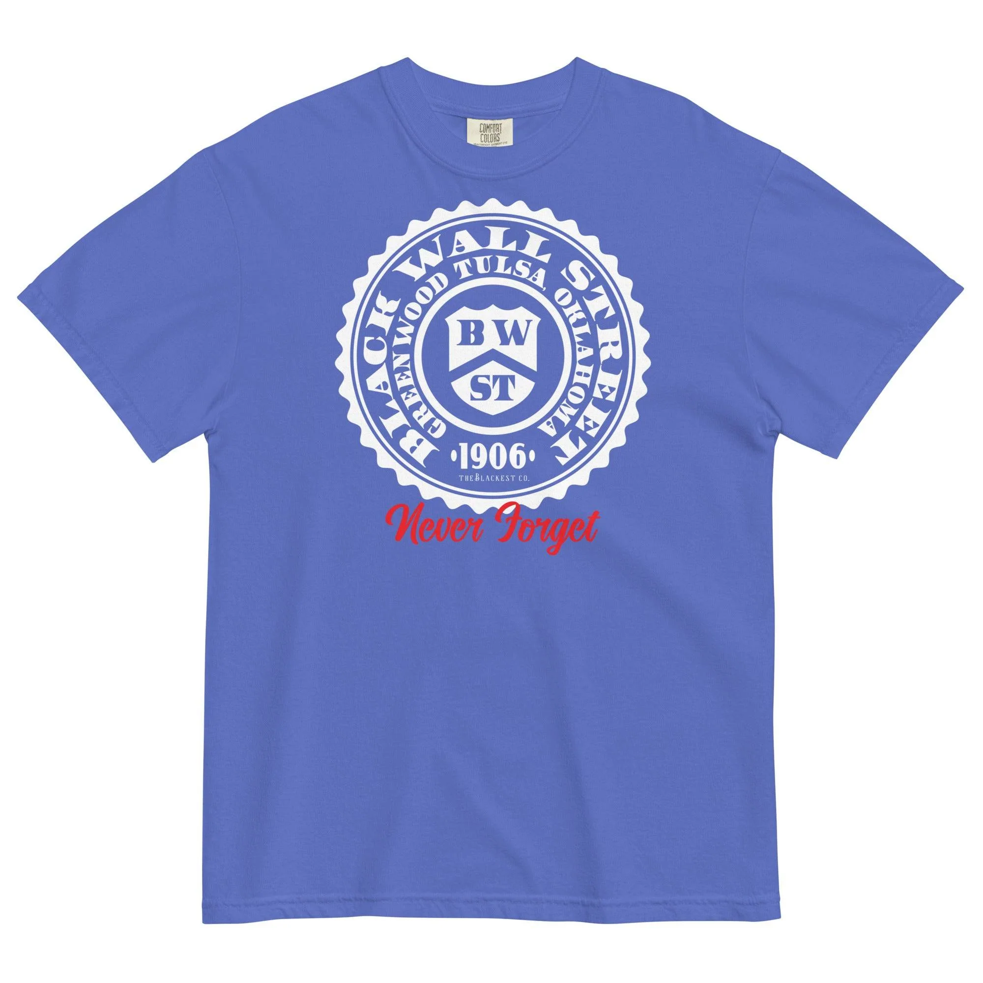 Black Wall Street Seal Premium Mens Tee - Image 8