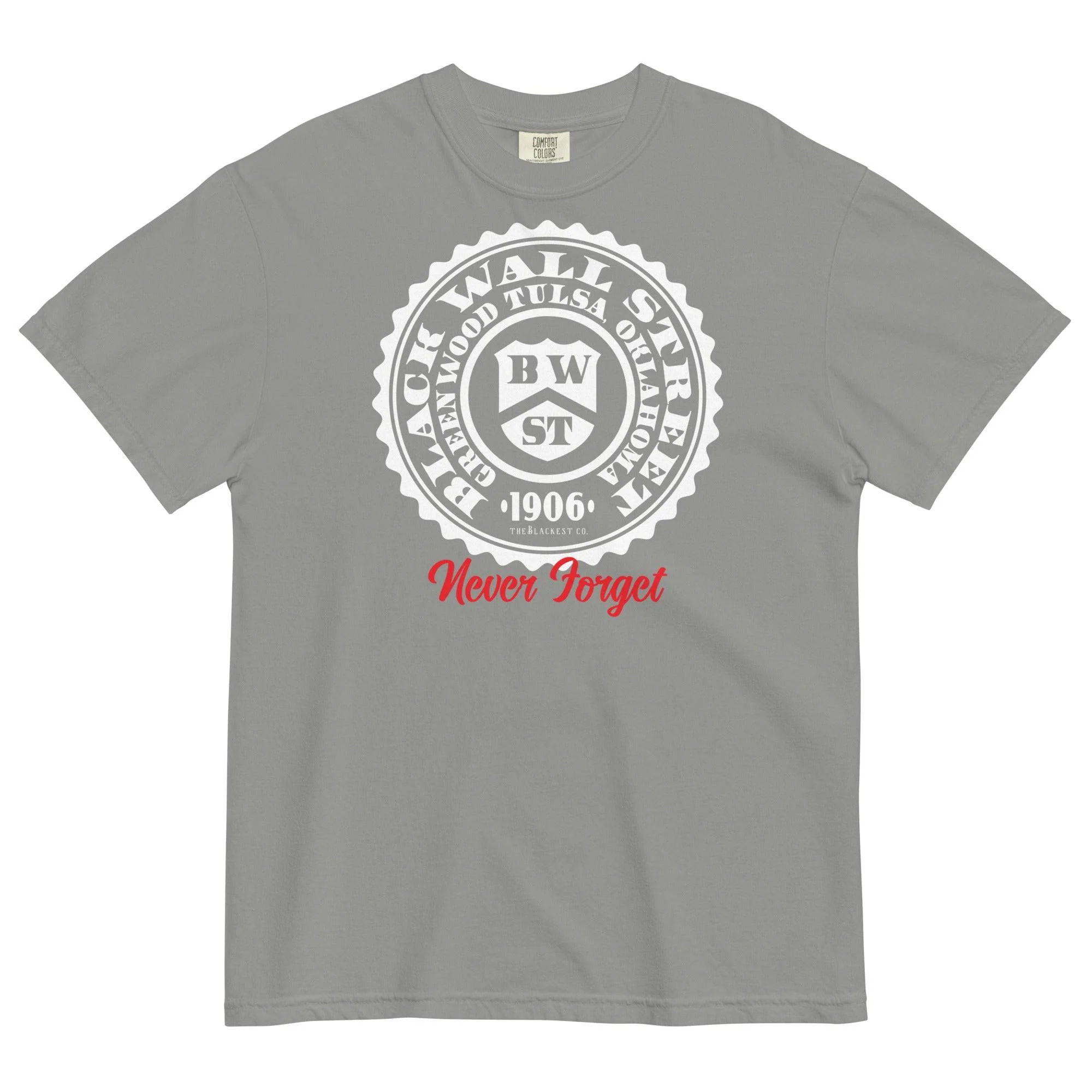 Black Wall Street Seal Premium Mens Tee - Image 9