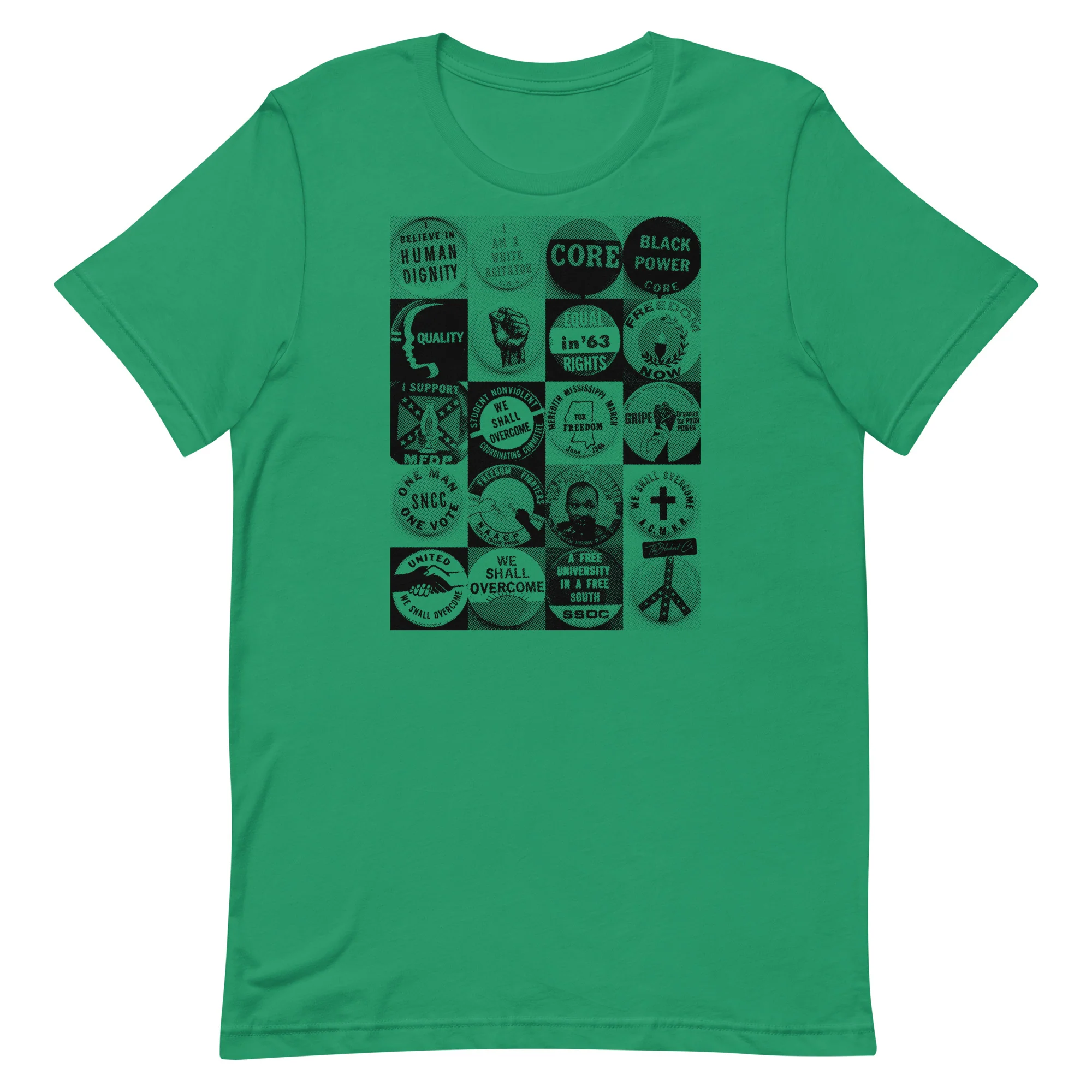 Civil Rights Button Collection Unisex T-Shirt - Image 5