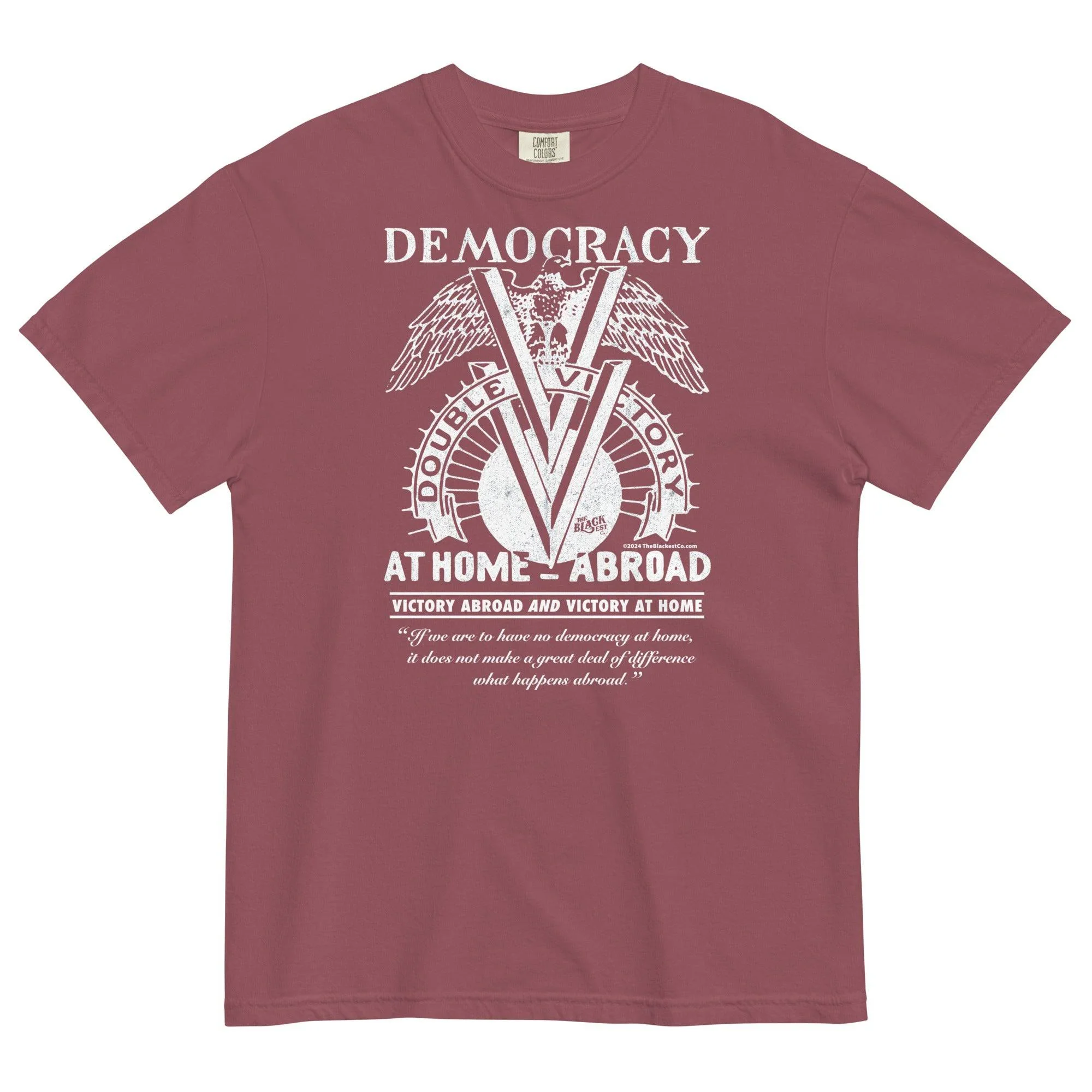 Double V Campaign WWII Black Soldiers Premium T-shirt - Image 6