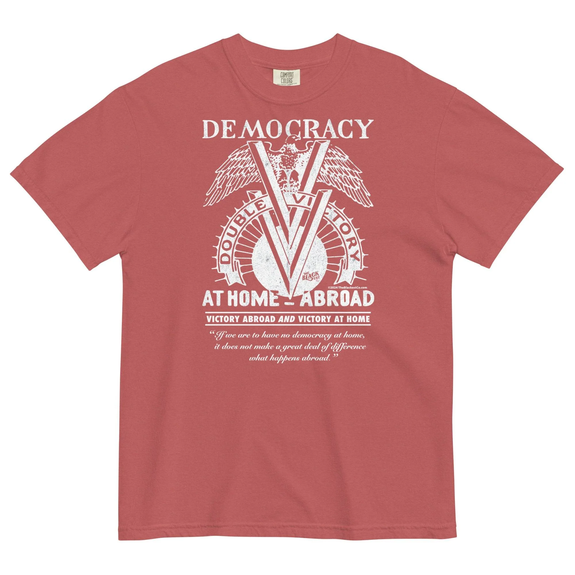 Double V Campaign WWII Black Soldiers Premium T-shirt - Image 7