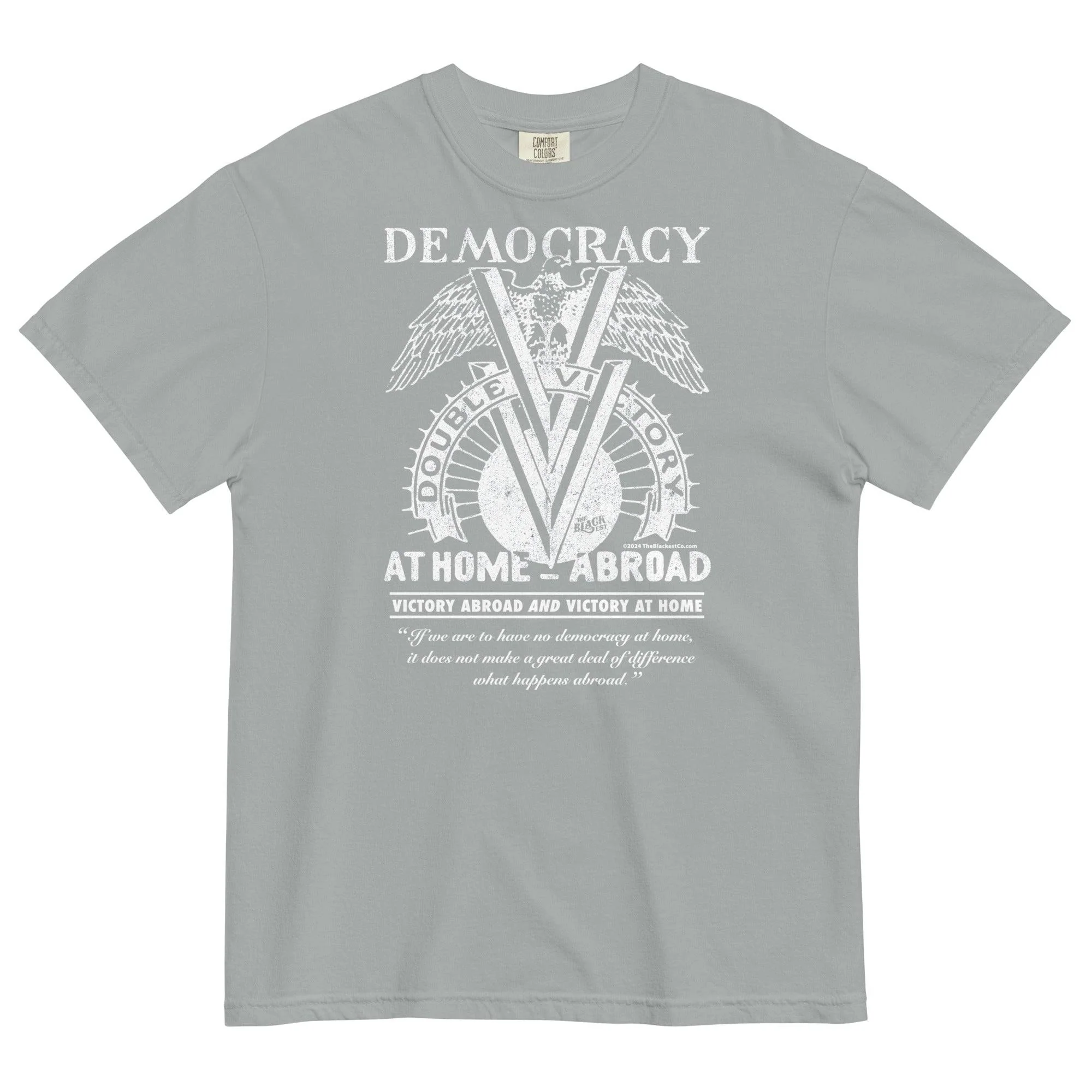 Double V Campaign WWII Black Soldiers Premium T-shirt - Image 9