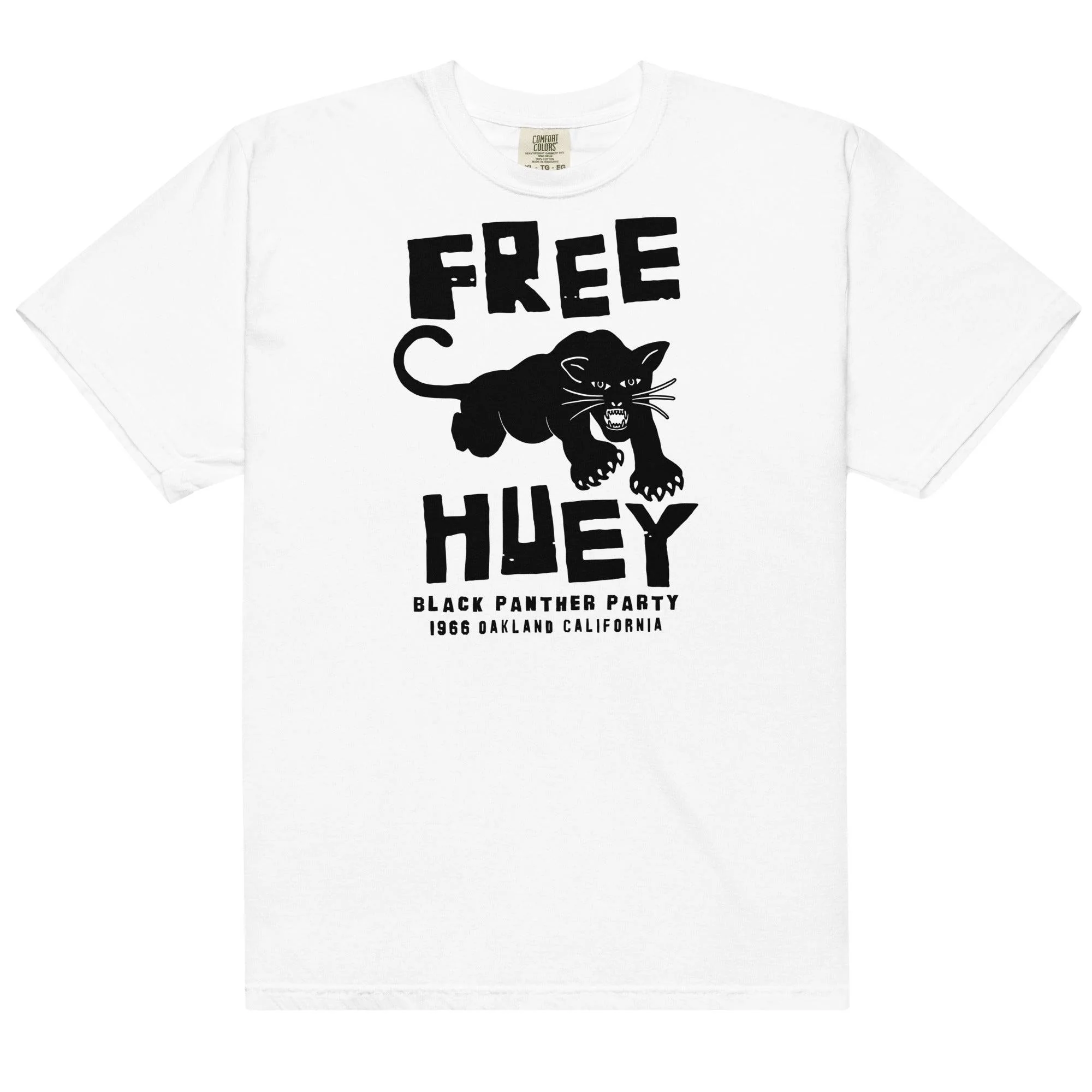 Free Huey The Black Panthers Premium Garment-dyed T-Shirt - Image 10