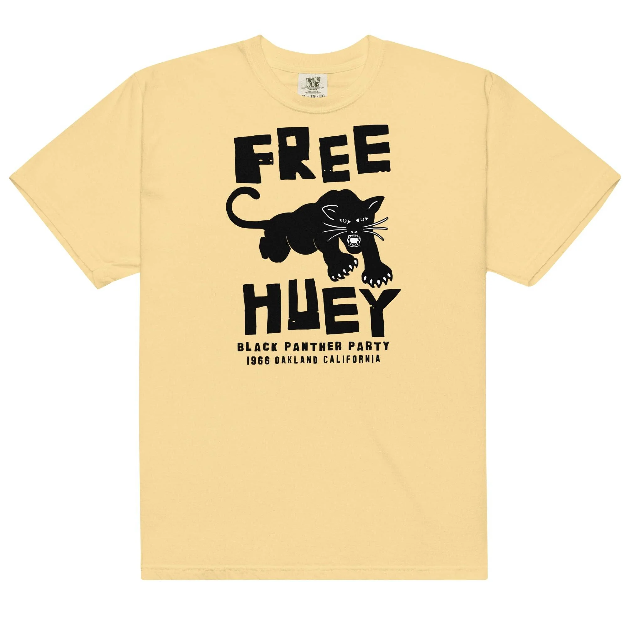 Free Huey The Black Panthers Premium Garment-dyed T-Shirt - Image 5