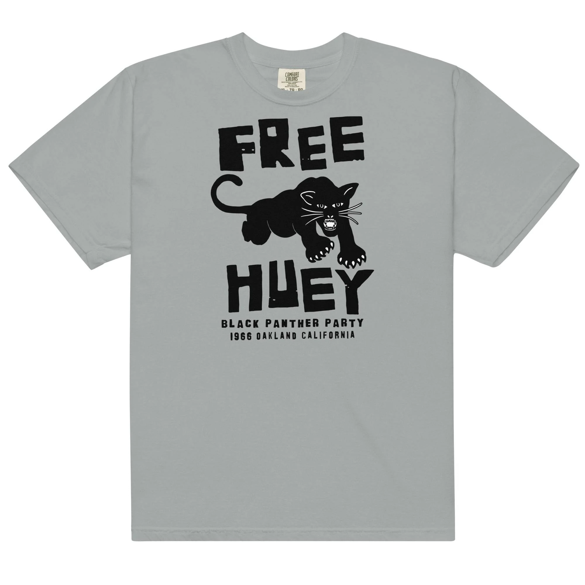 Free Huey The Black Panthers Premium Garment-dyed T-Shirt - Image 8