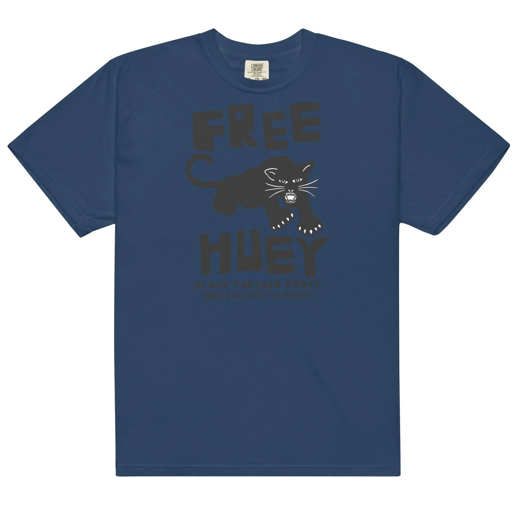Free Huey The Black Panthers Premium Garment-dyed T-Shirt - Image 9