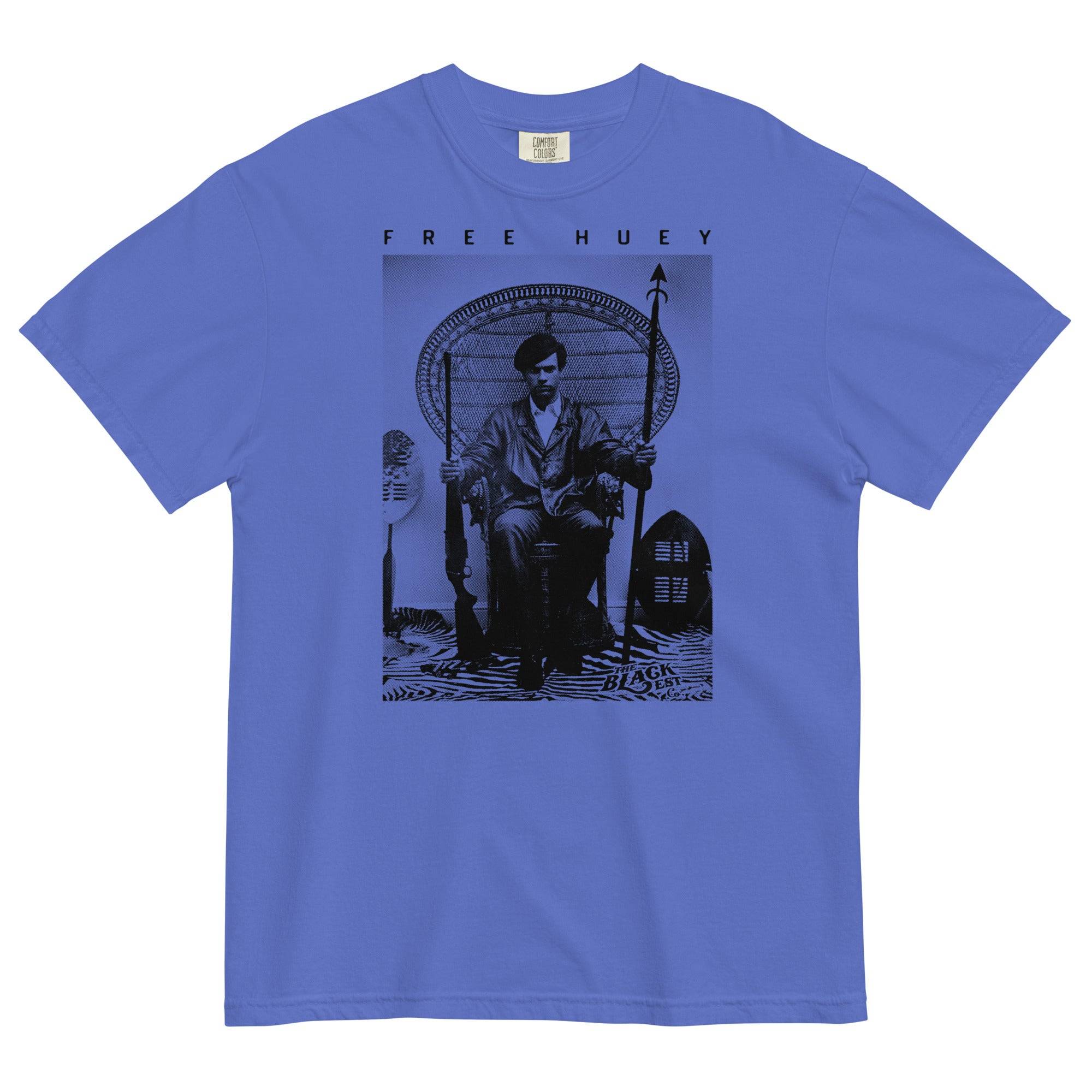 Free Huey P. Newton Premium Heavyweight Tee - Image 10