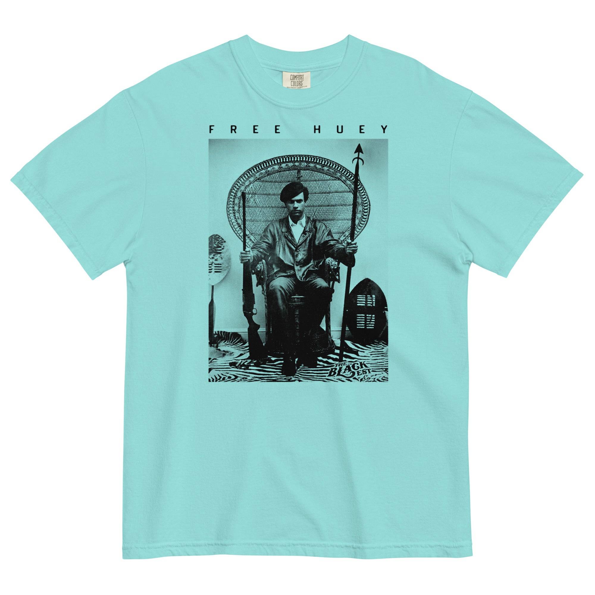 Free Huey P. Newton Premium Heavyweight Tee - Image 12