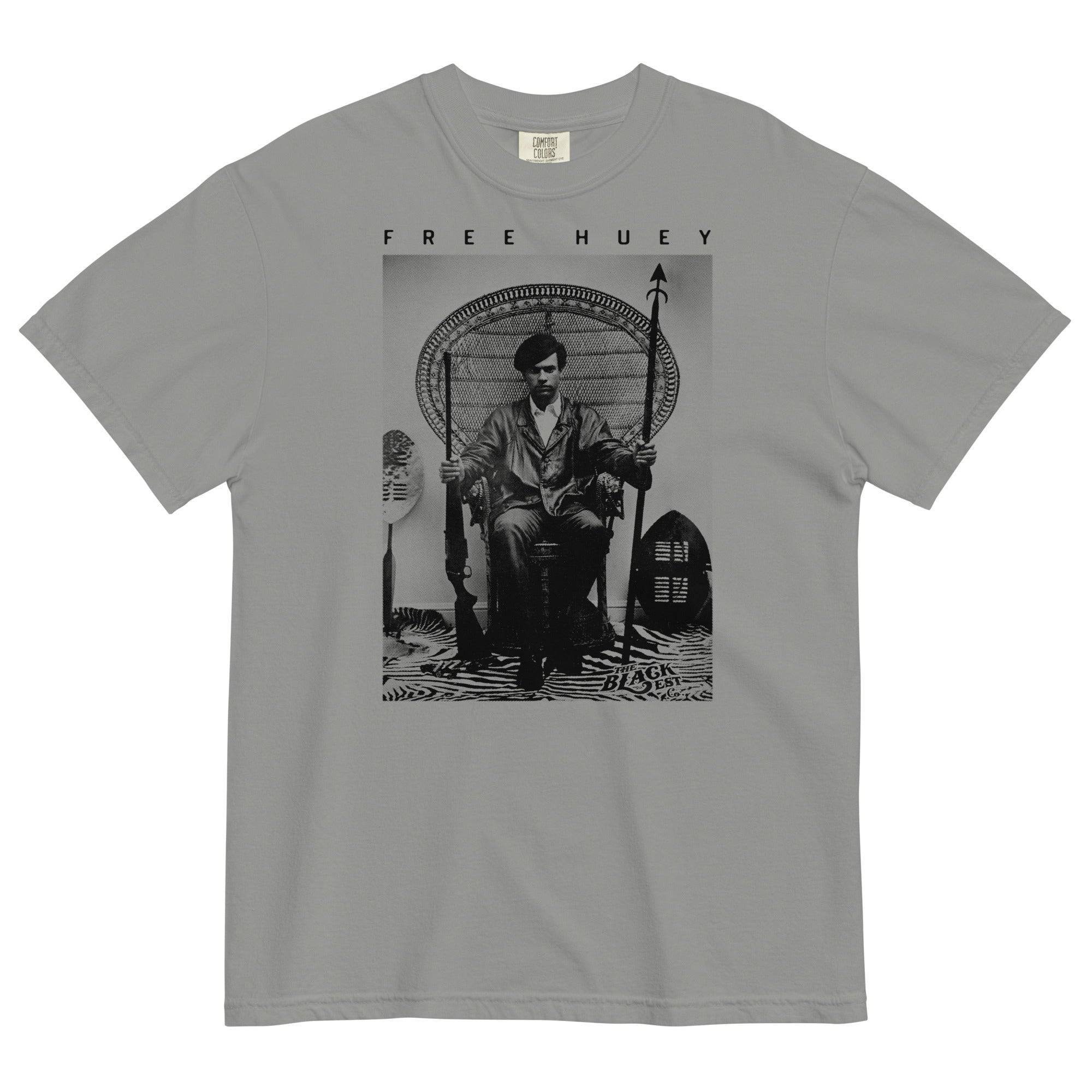 Free Huey P. Newton Premium Heavyweight Tee - Image 7