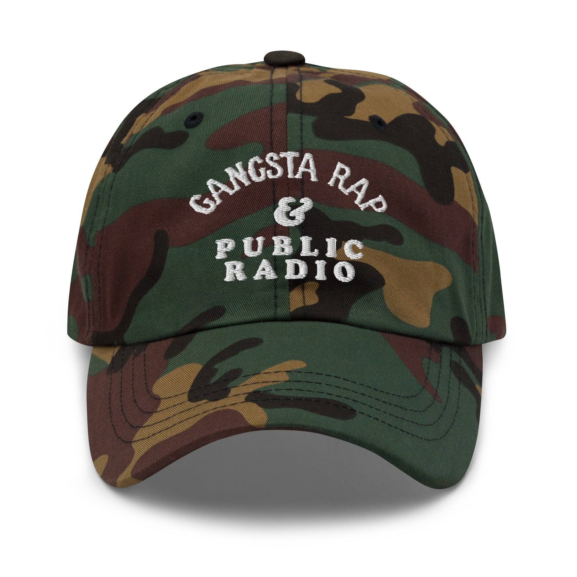 Gangsta Rap And Public Radio Baseball Cap - Image 9