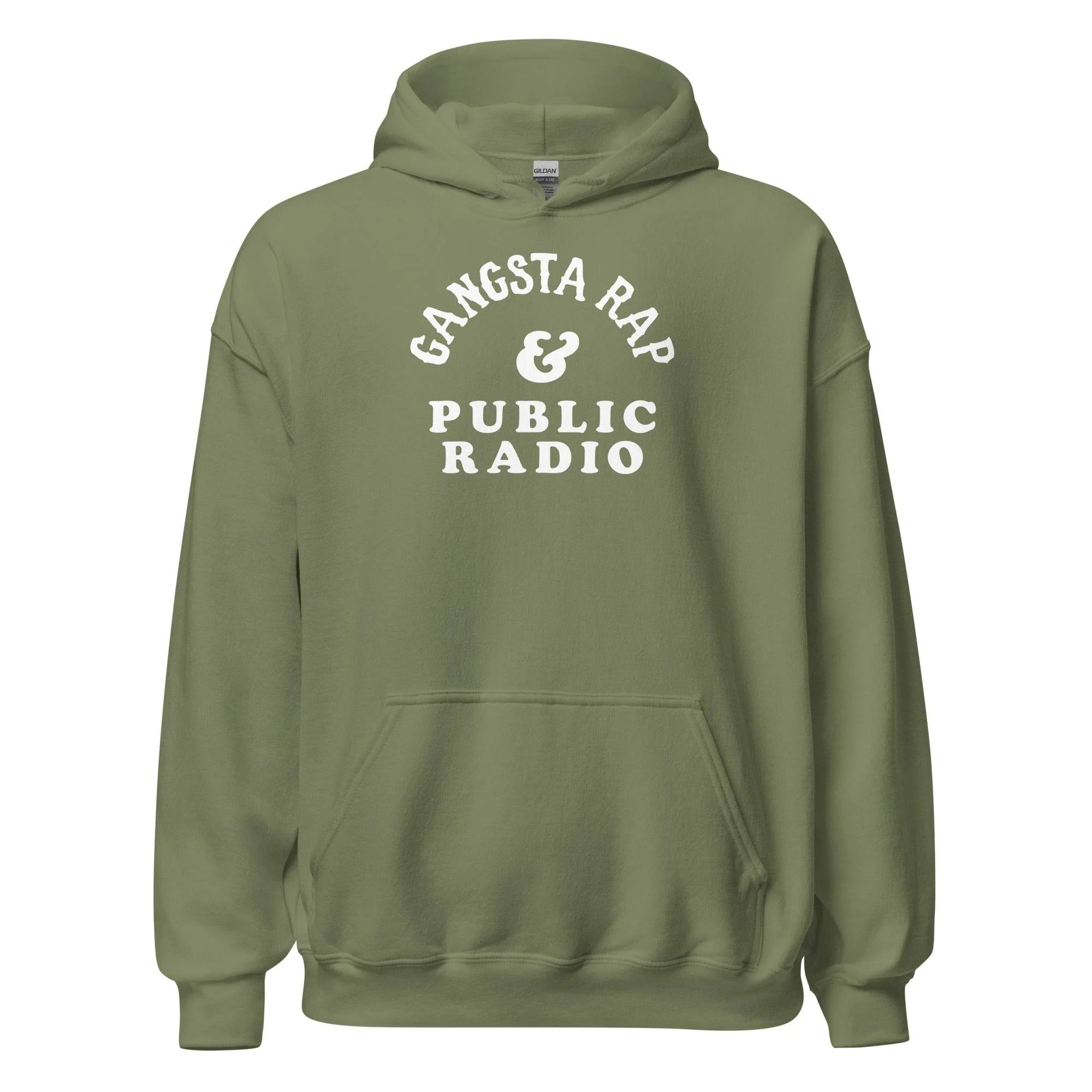 Gangsta Rap And Public Radio Unisex Staple Hoodie - Image 12