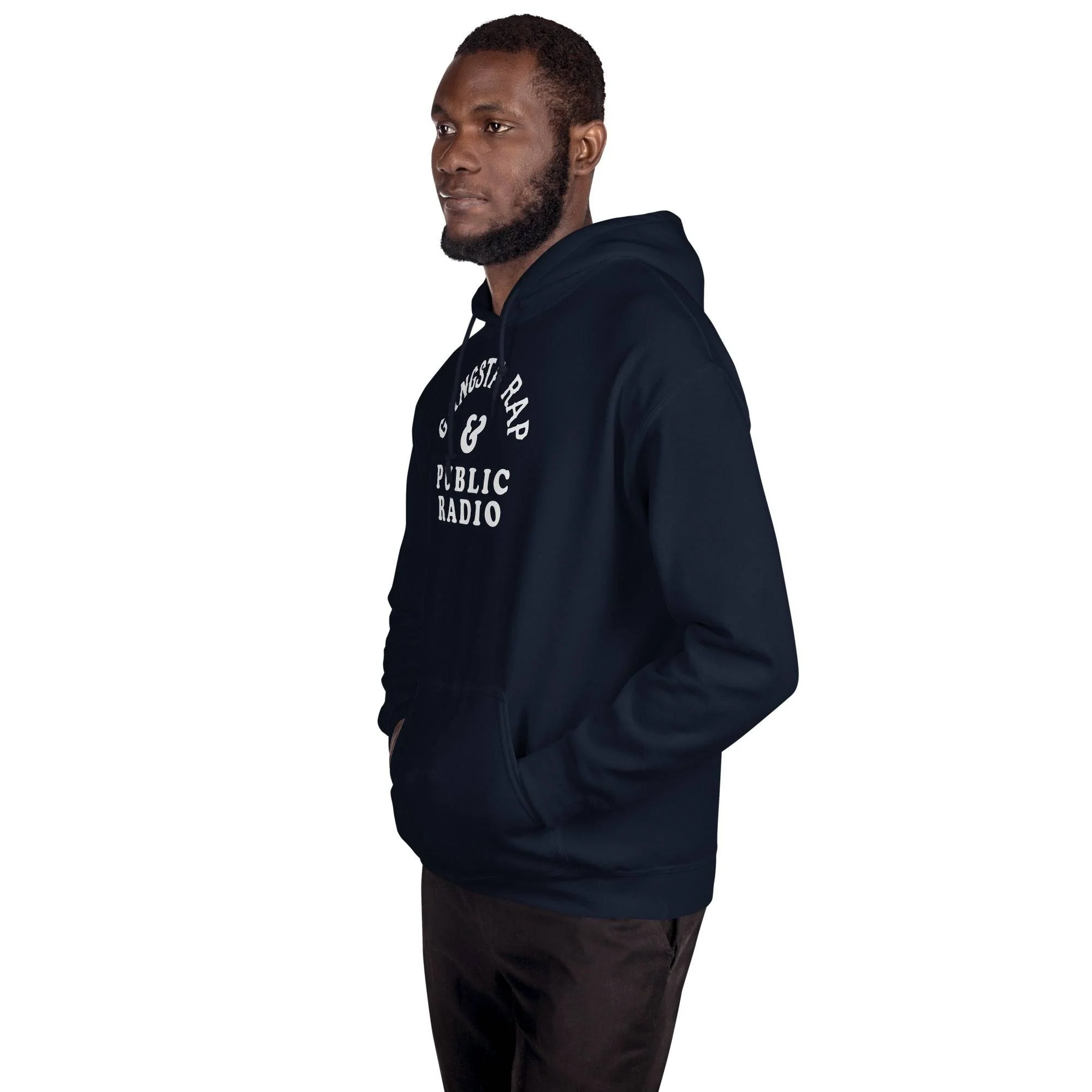 Gangsta Rap And Public Radio Unisex Staple Hoodie - Image 4