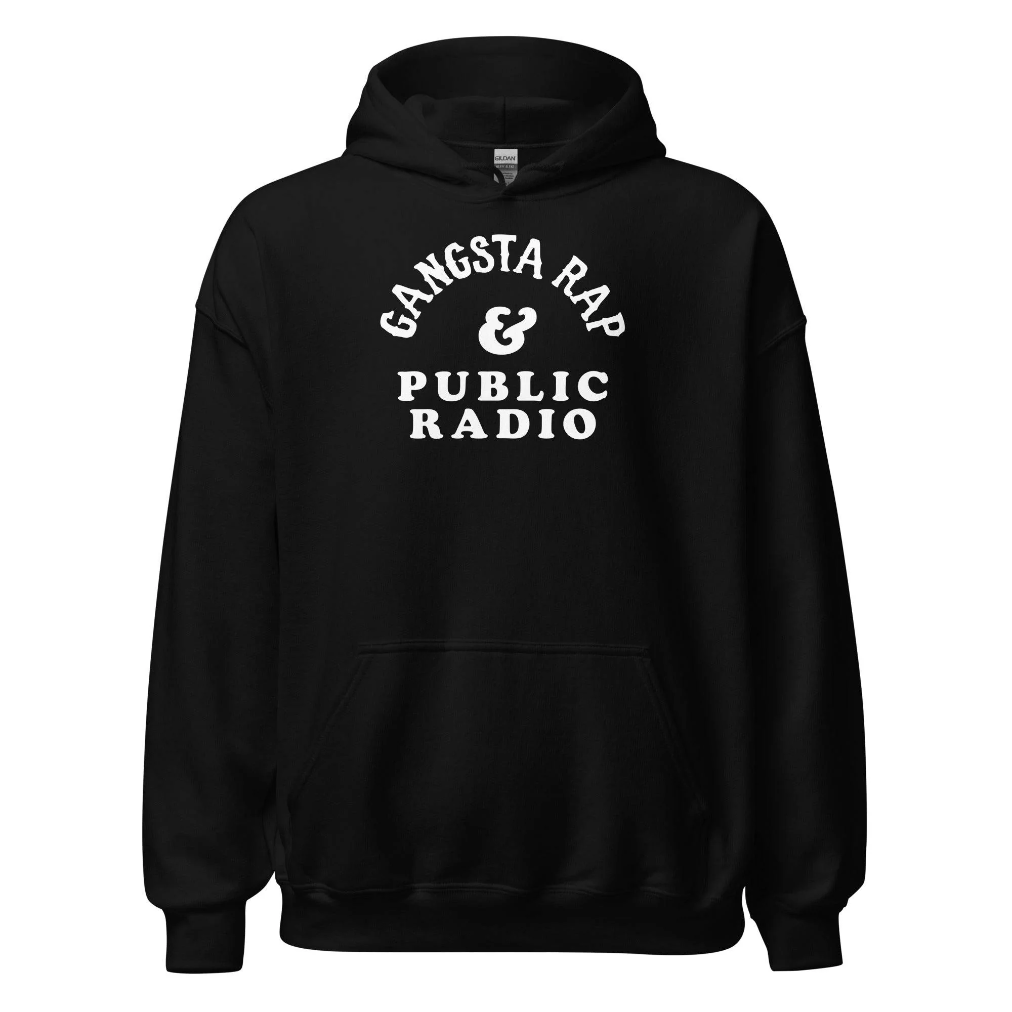Gangsta Rap And Public Radio Unisex Staple Hoodie - Image 5