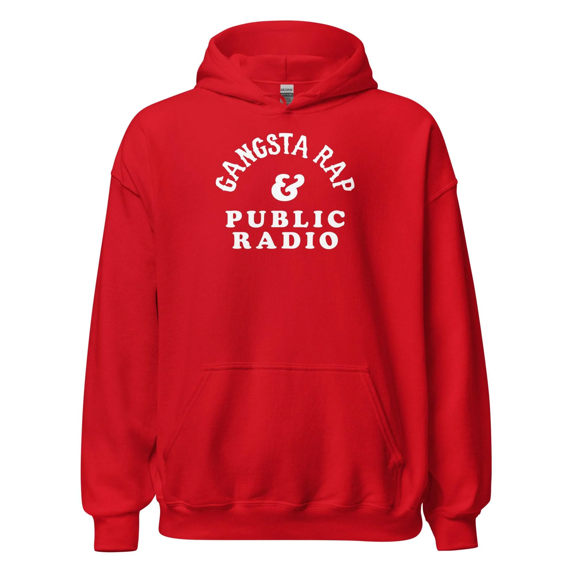 Gangsta Rap And Public Radio Unisex Staple Hoodie - Image 7