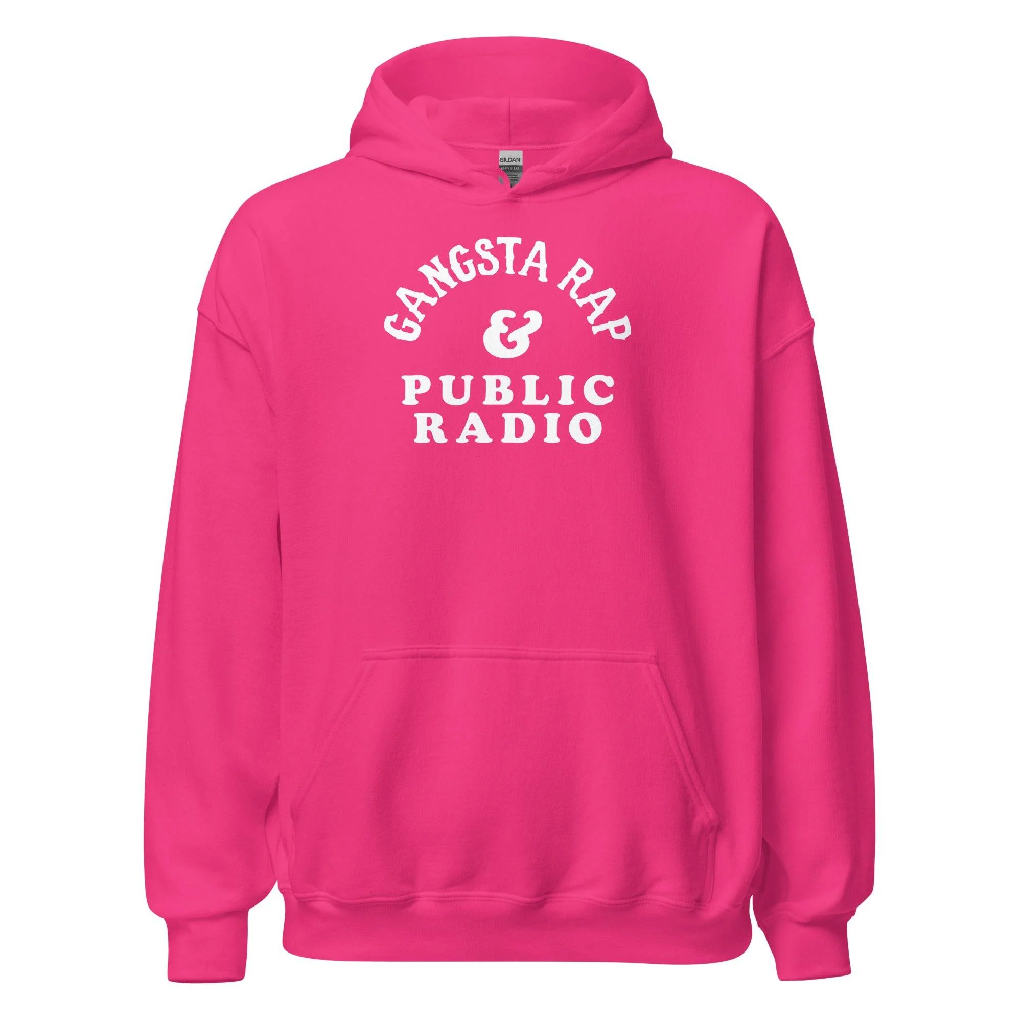 Gangsta Rap And Public Radio Unisex Staple Hoodie - Image 9