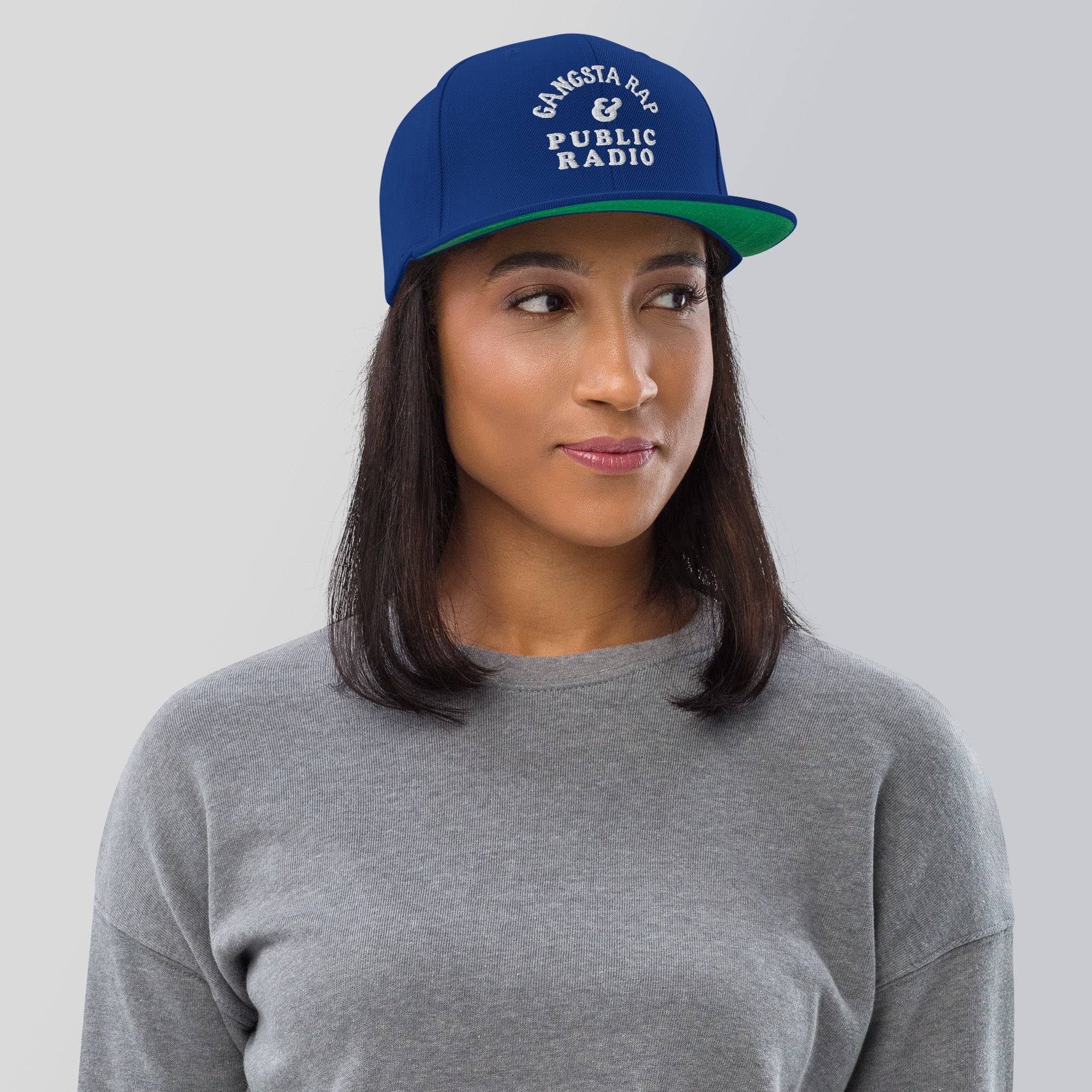 Gangsta Rap & Public Radio Snapback Hat - Image 10