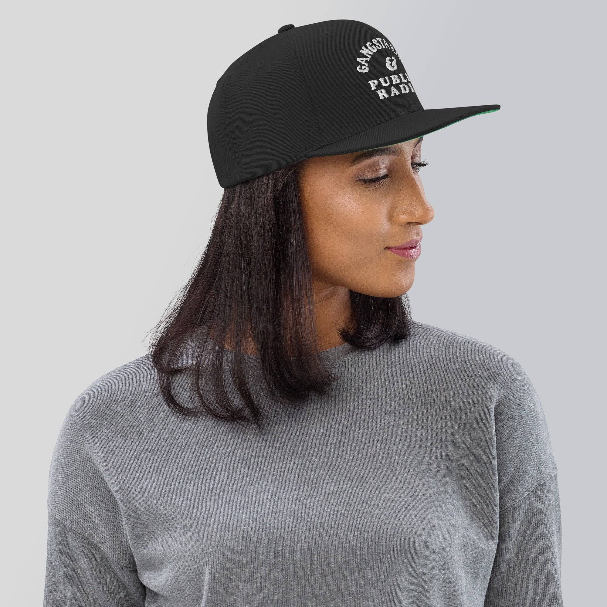Gangsta Rap & Public Radio Snapback Hat - Image 8