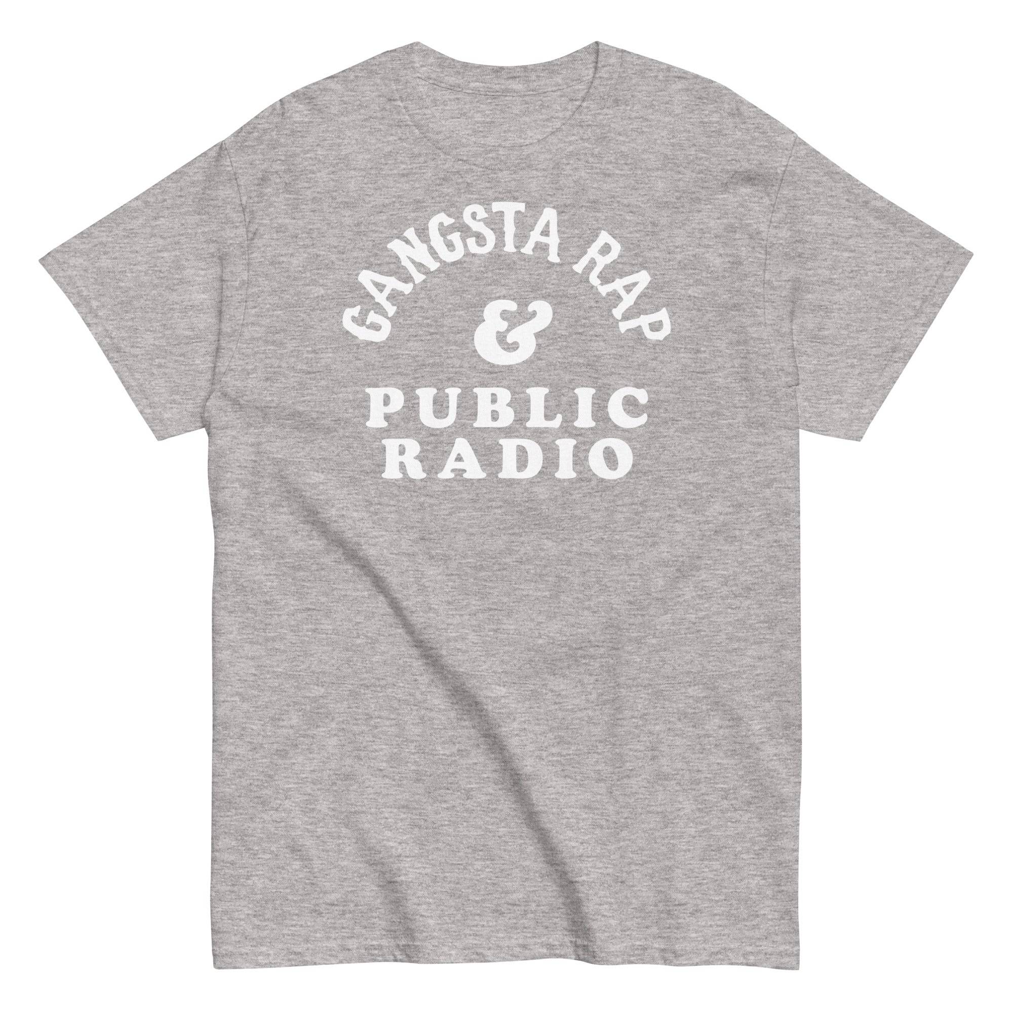 Gangsta Rap & Public Radio - Classic Staple Tee - Image 10