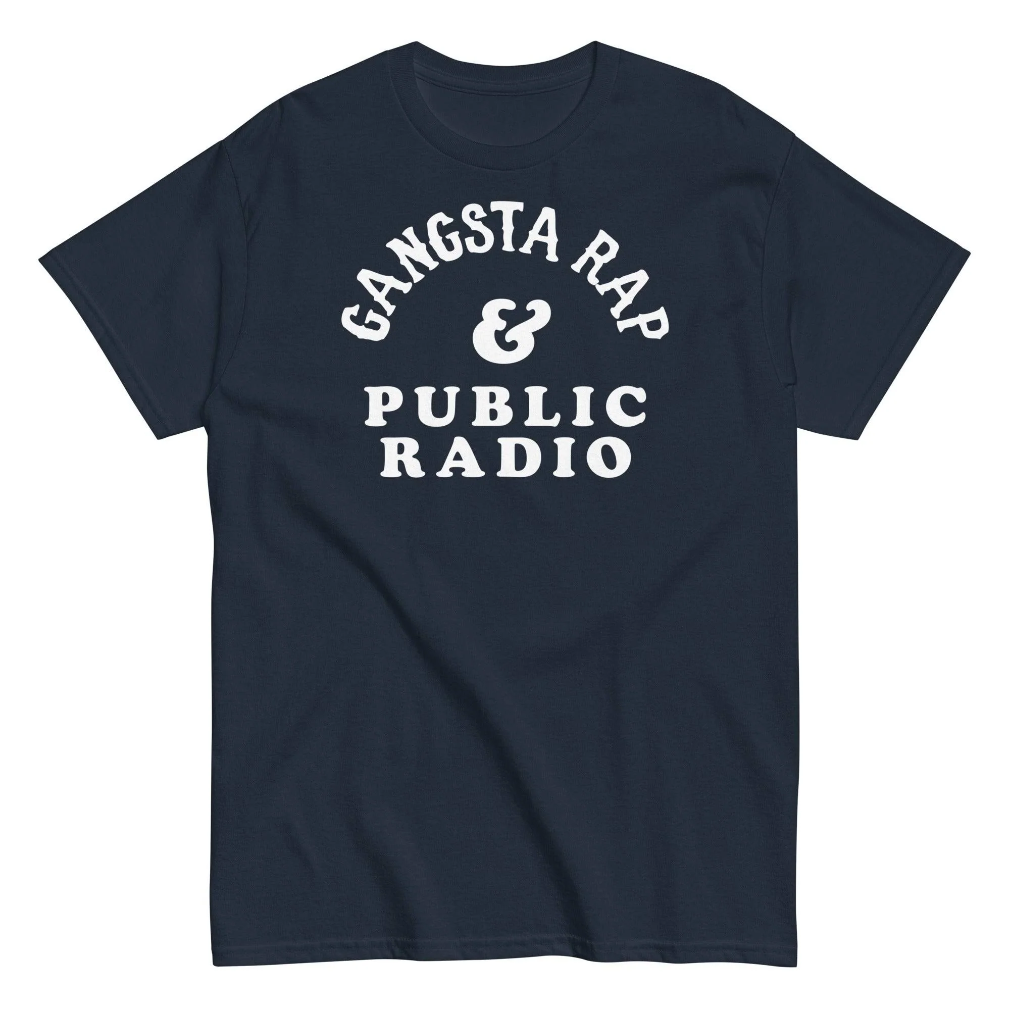 Gangsta Rap & Public Radio - Classic Staple Tee - Image 4