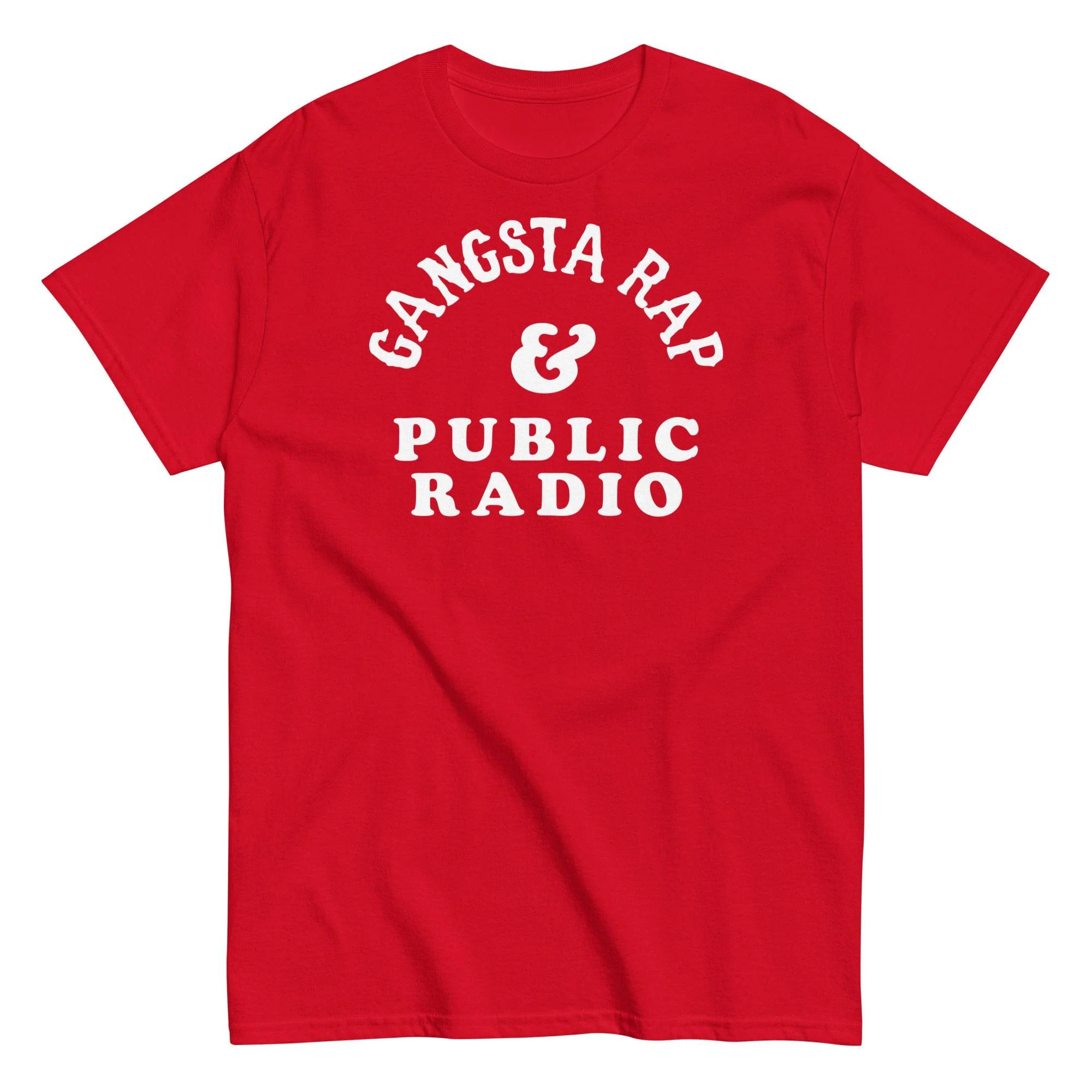 Gangsta Rap & Public Radio - Classic Staple Tee - Image 5