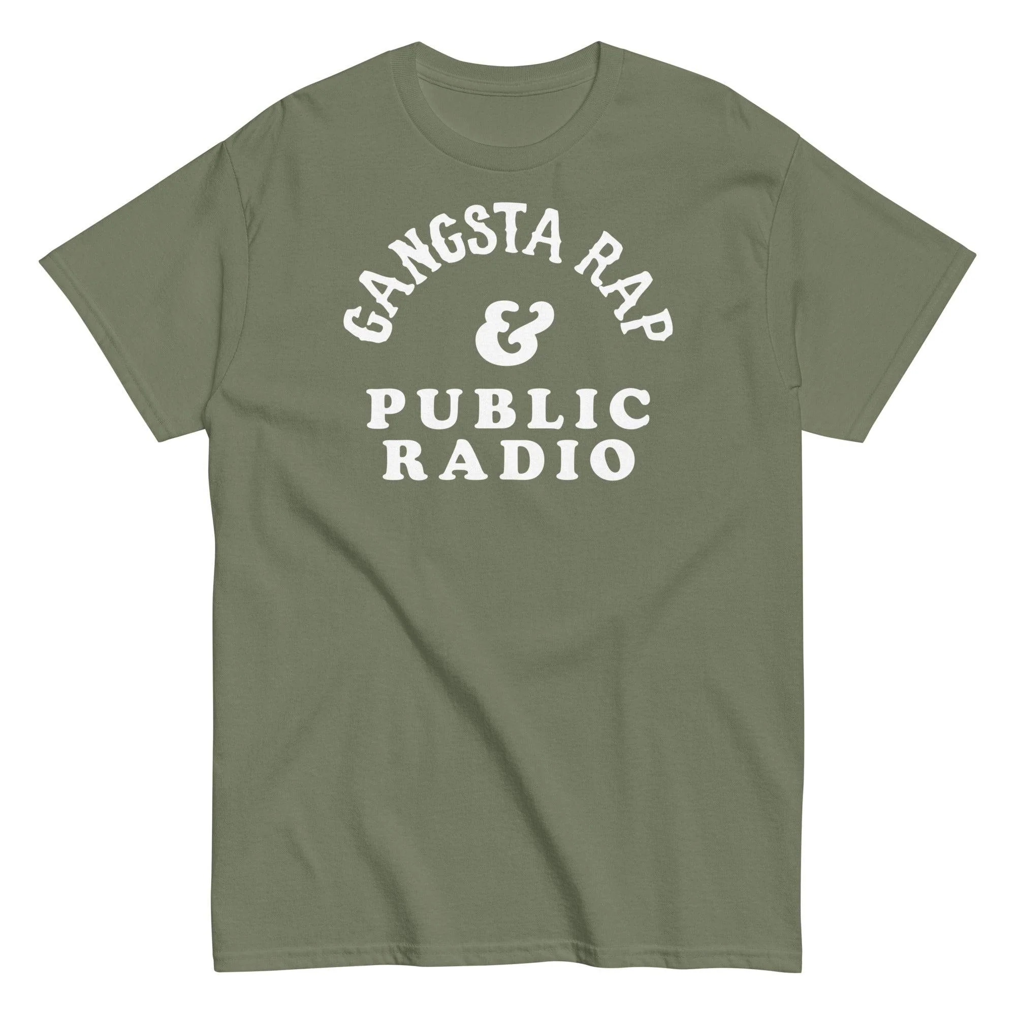 Gangsta Rap & Public Radio - Classic Staple Tee - Image 8