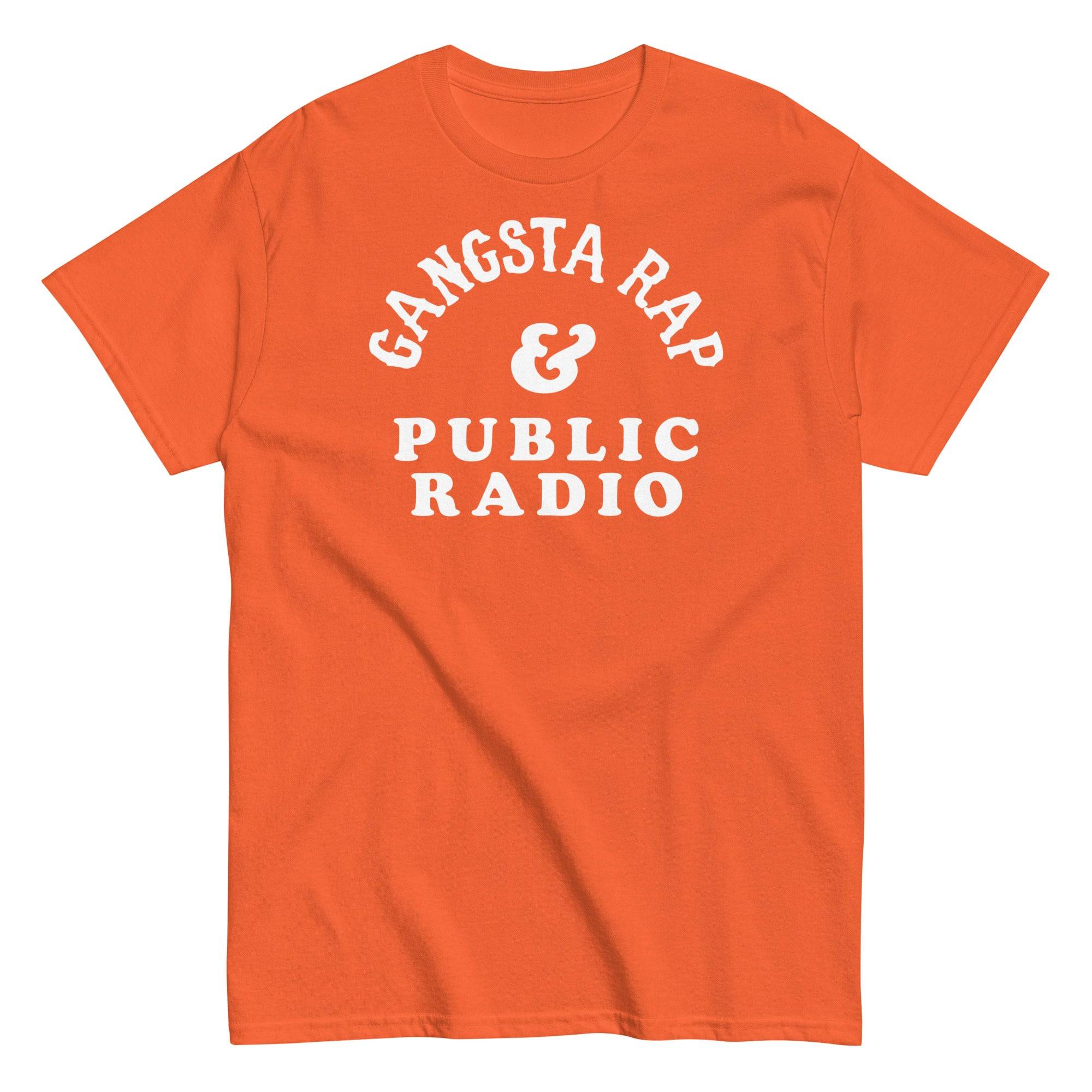 Gangsta Rap & Public Radio - Classic Staple Tee - Image 9