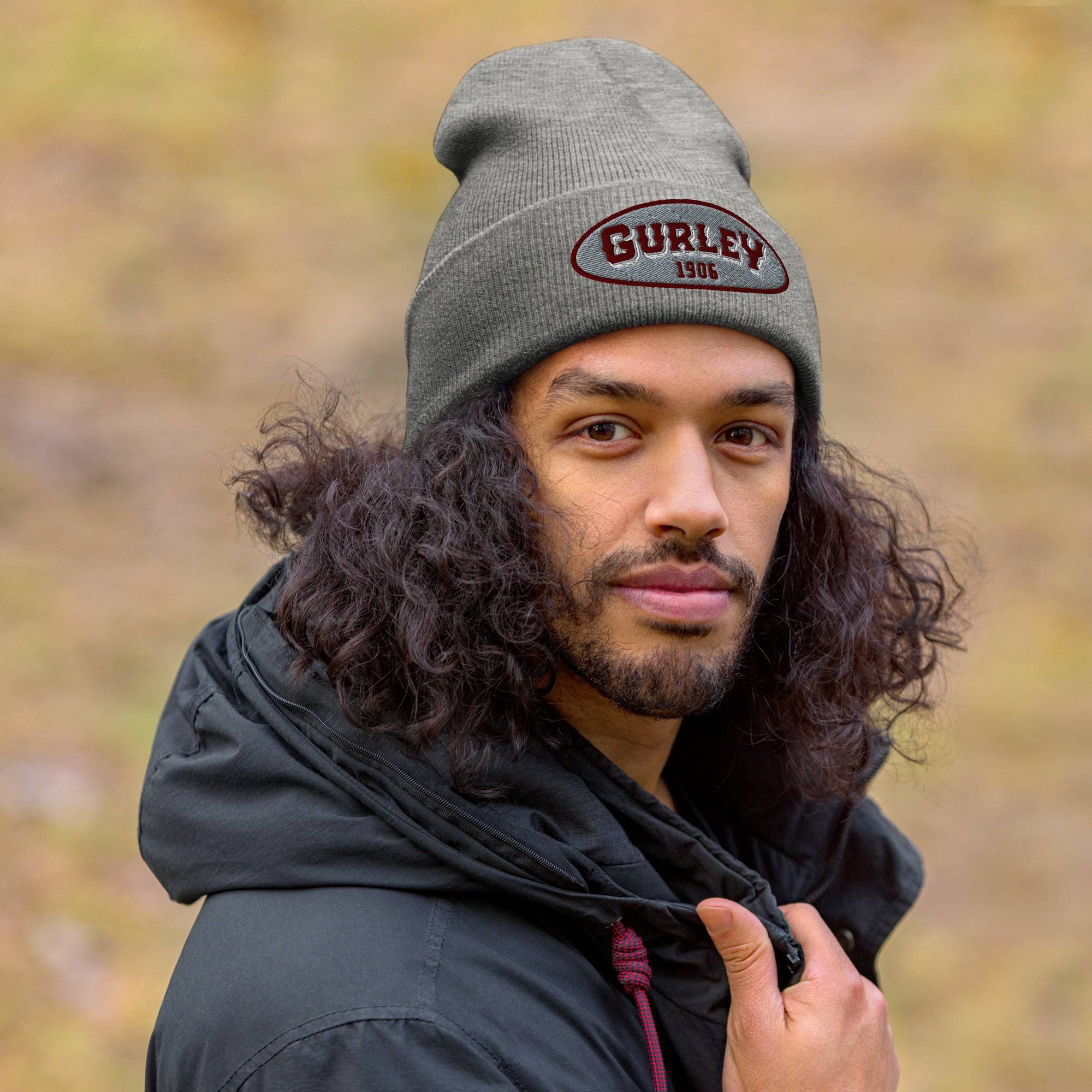 Gurley 1906 Embroidered Cuffed Beanie - Image 4