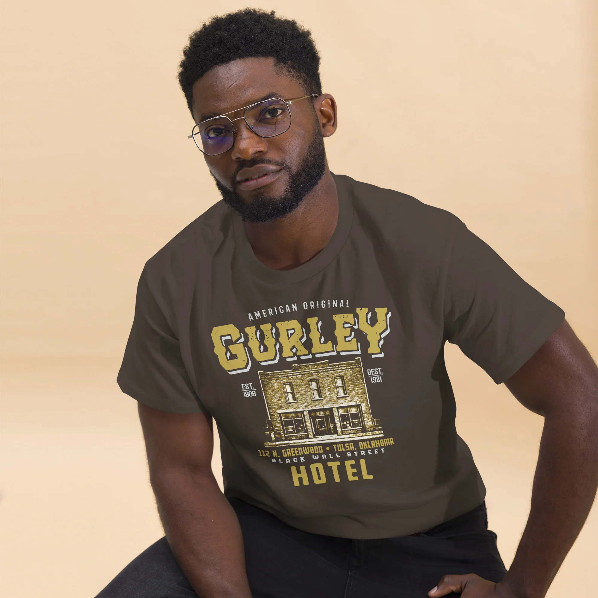 Gurley American Original Unisex Staple T-shirt - Image 3