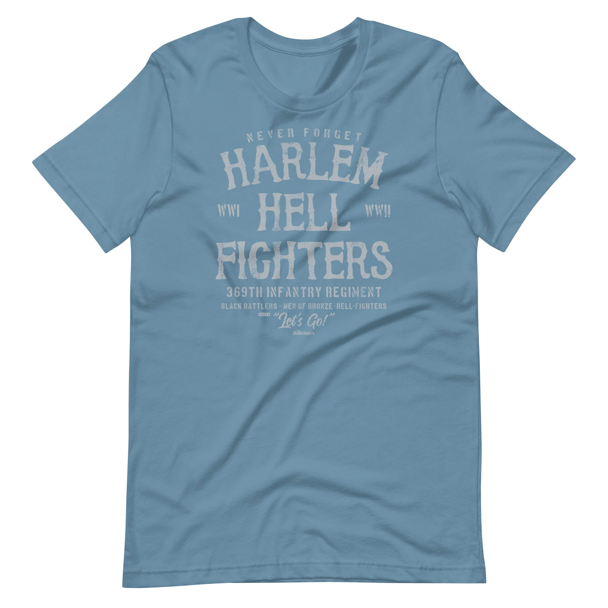 Harlem Hellfighters Black Soldiers World Wars I and II T-Shirt - Image 10